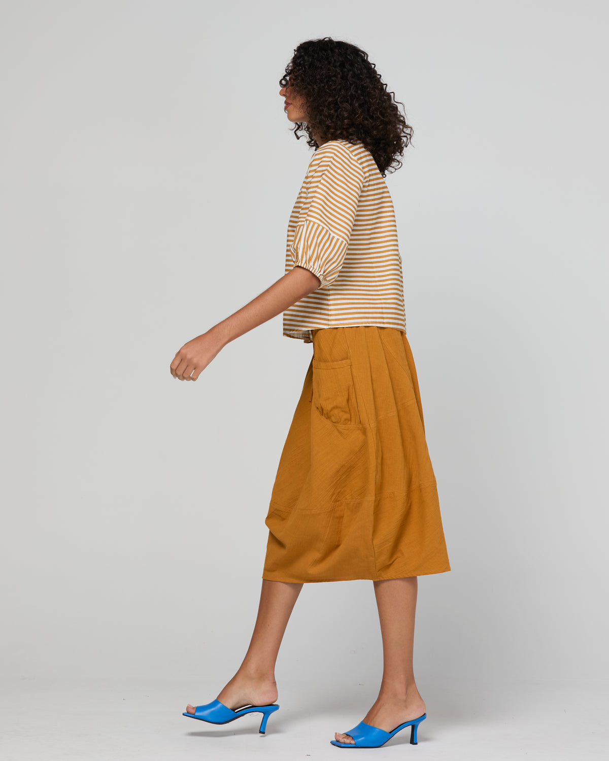 Boom Shankar Guru Skirt - Turmeric