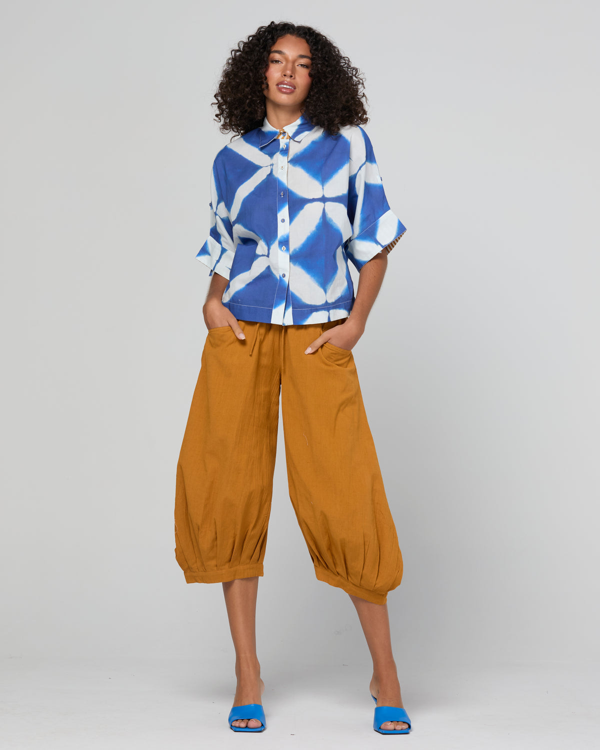 Boom Shankar Maui Shirt - Block Print