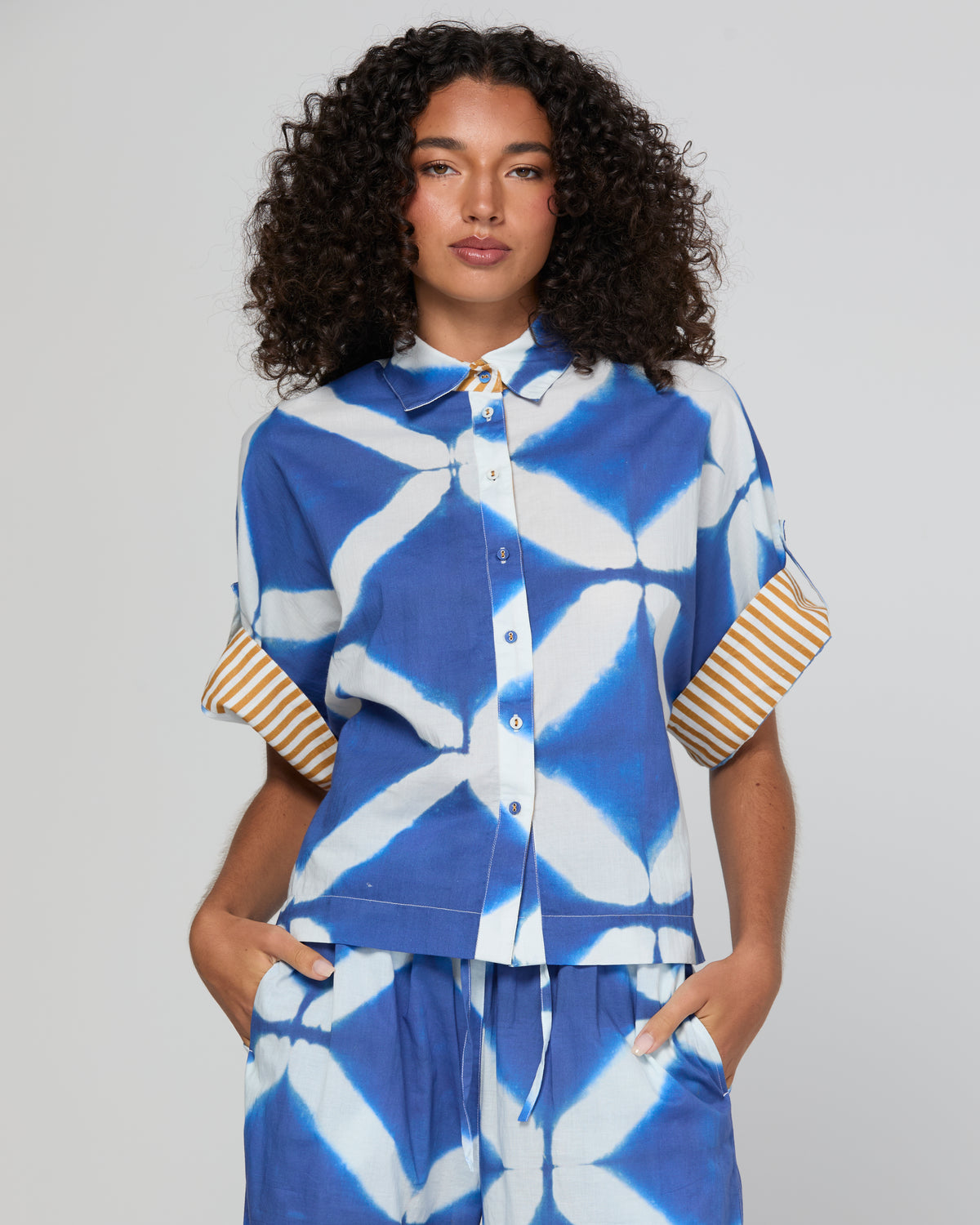 Boom Shankar Maui Shirt - Block Print