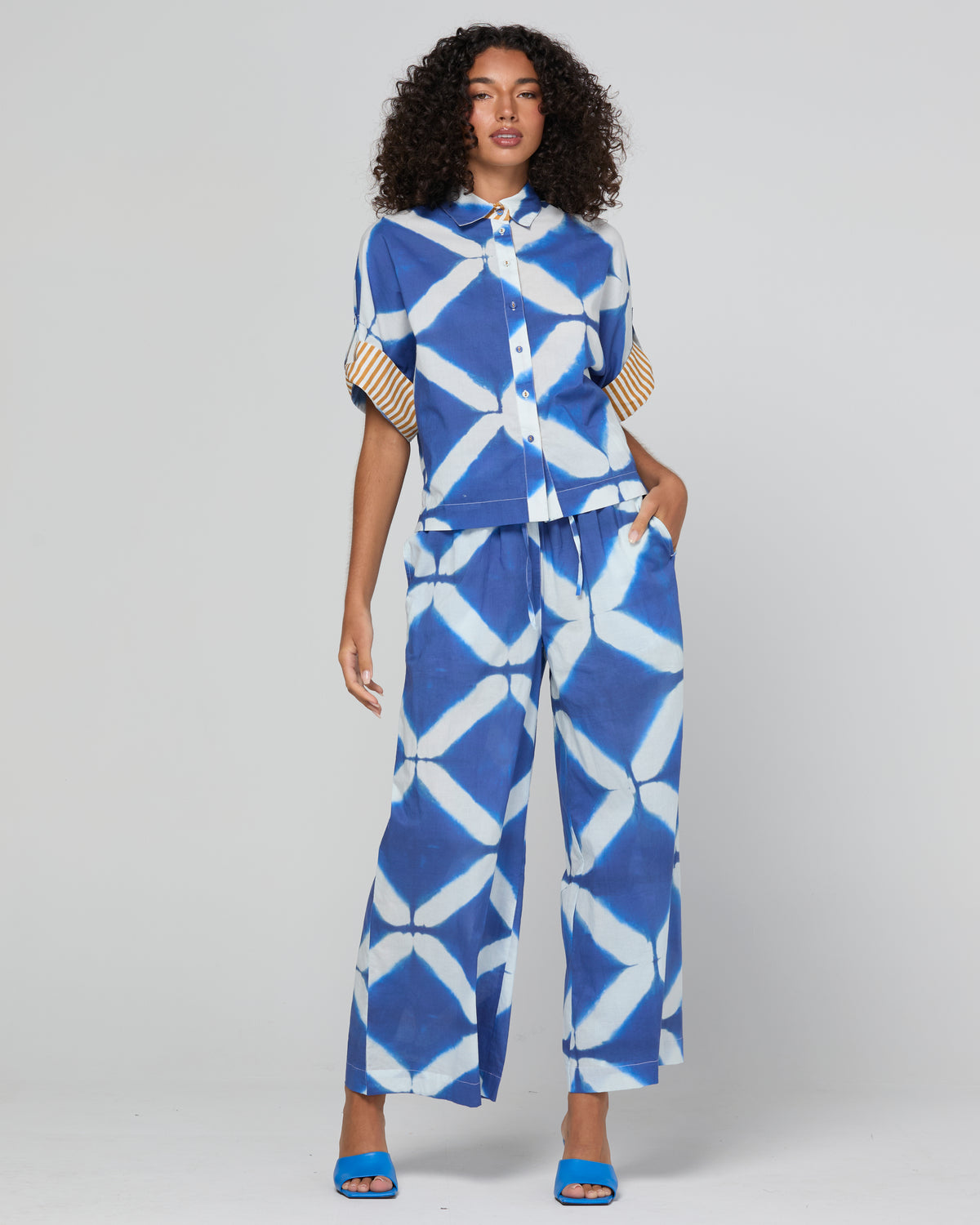 Boom Shankar Maui Shirt - Block Print