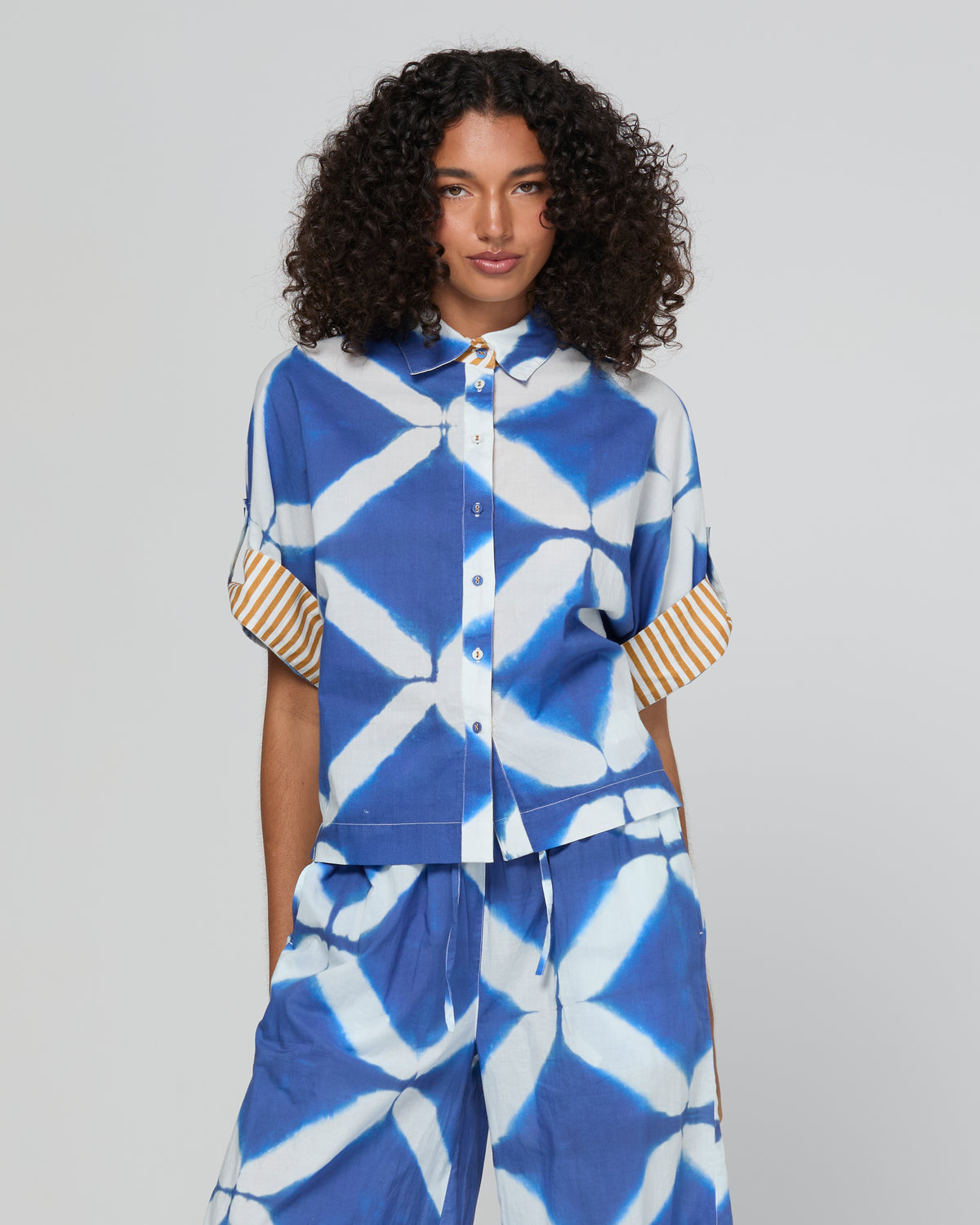 Boom Shankar Maui Shirt - Block Print