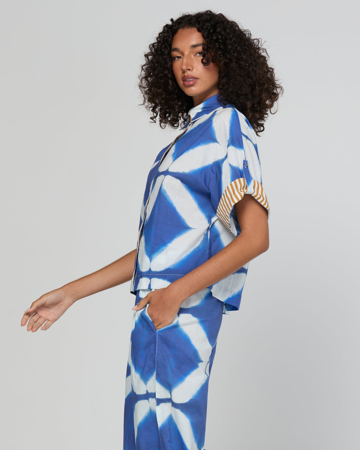 Boom Shankar Maui Shirt - Block Print