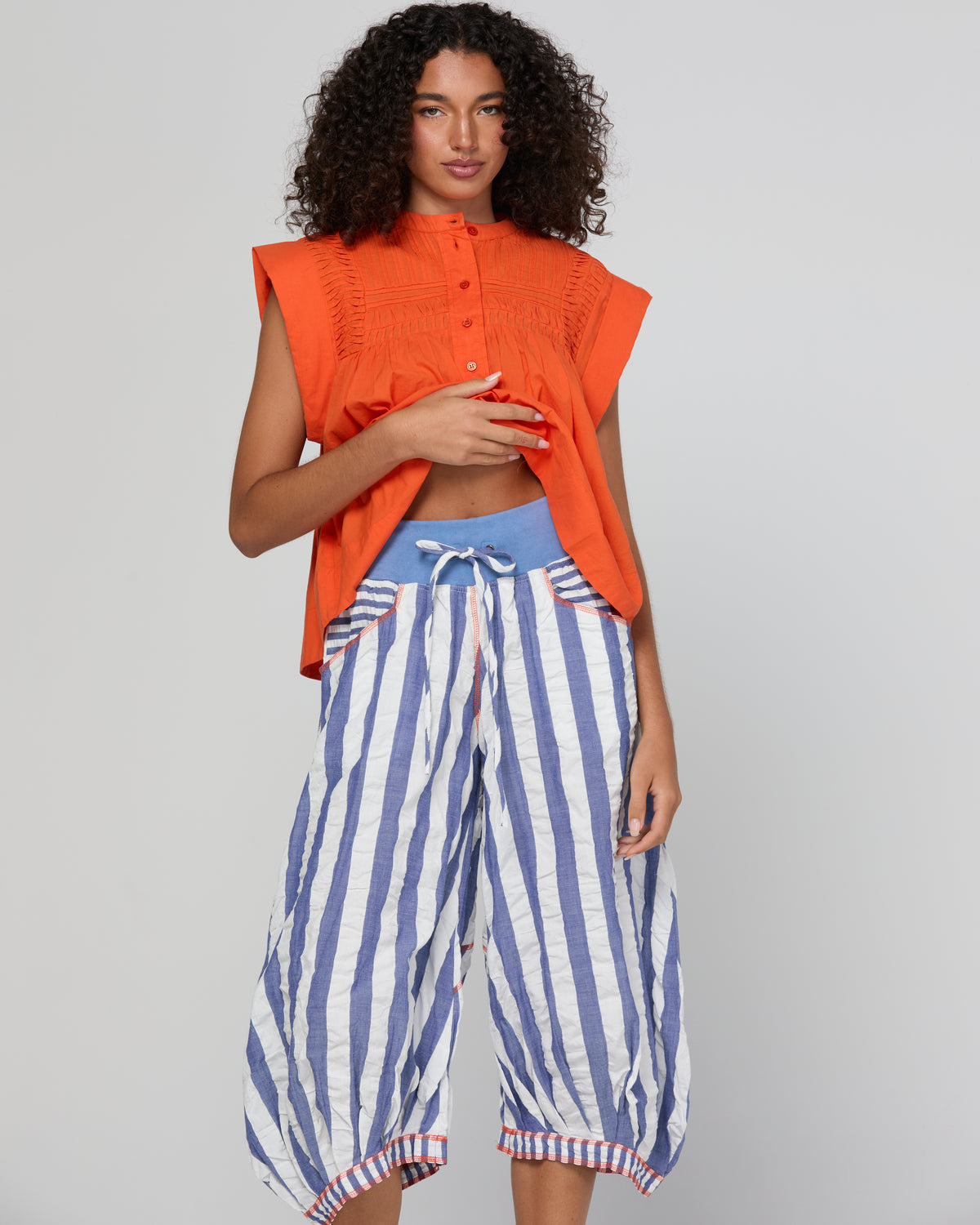 Boom Shankar Guru Pant - Ocean Stripe