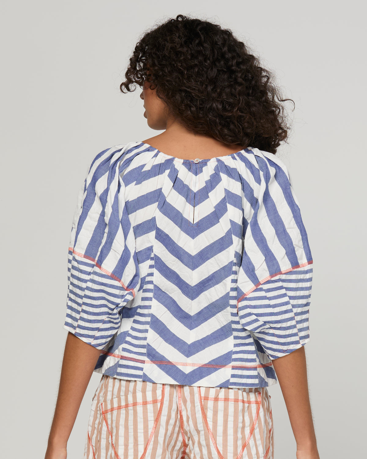 Boom Shankar Lucia Top - Ocean Stripe