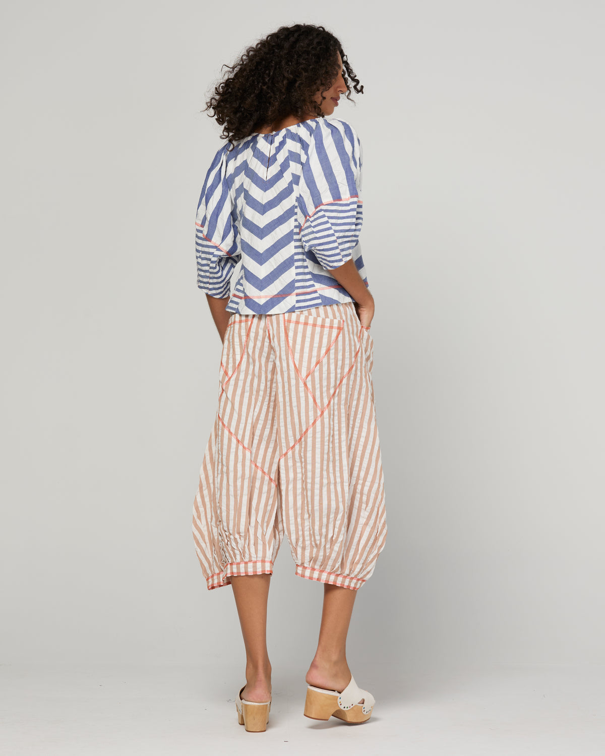 Boom Shankar Lucia Top - Ocean Stripe