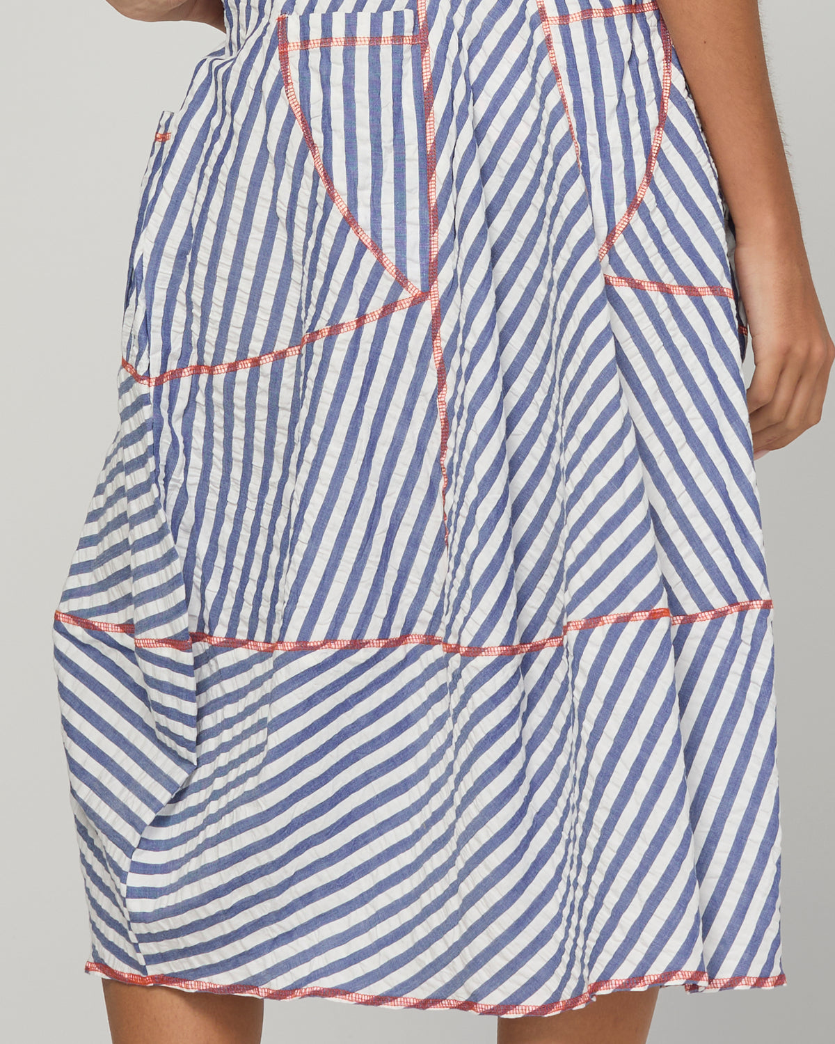 Boom Shankar Guru Skirt - Ocean Stripe