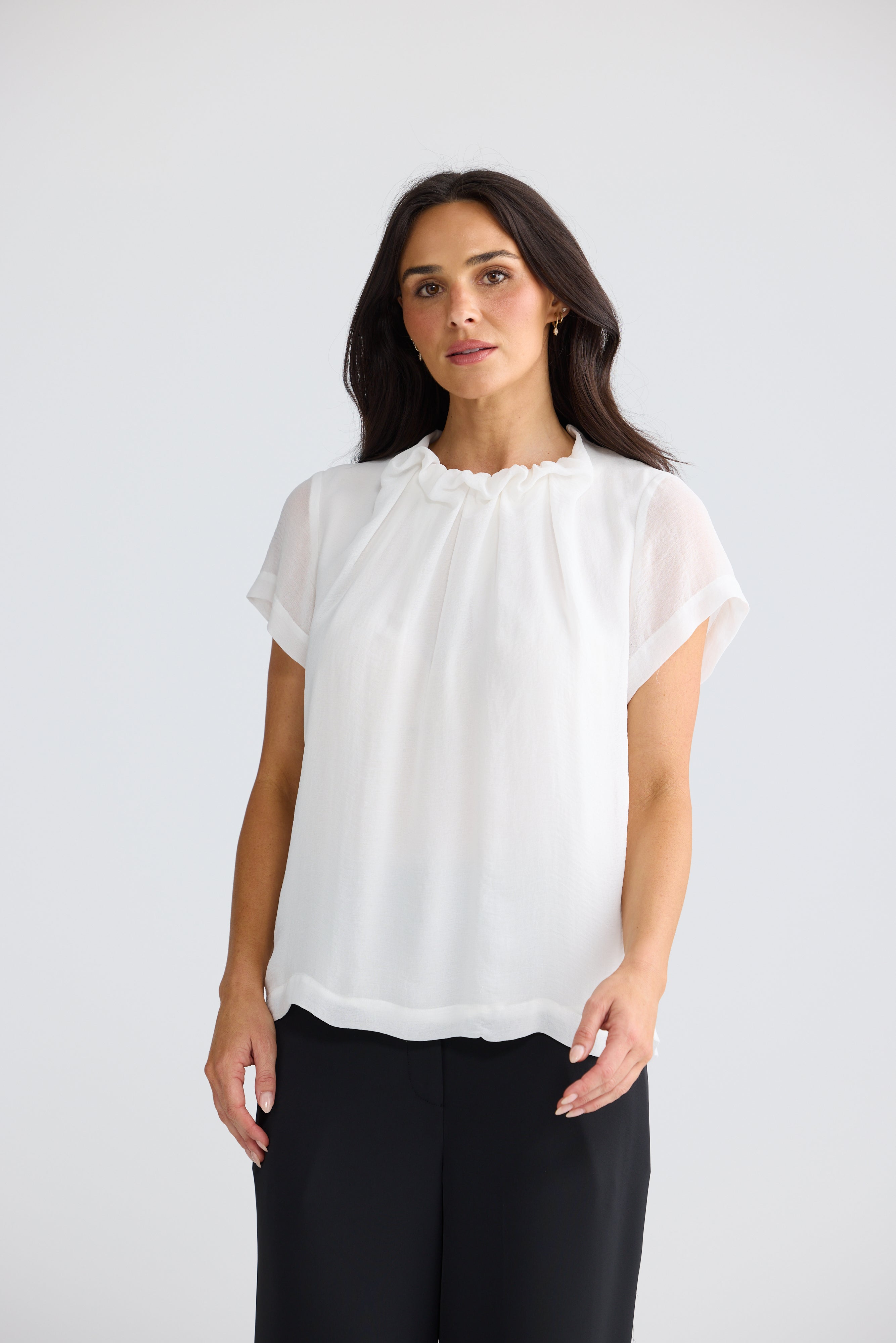 Brave+True Carina Blouse - White