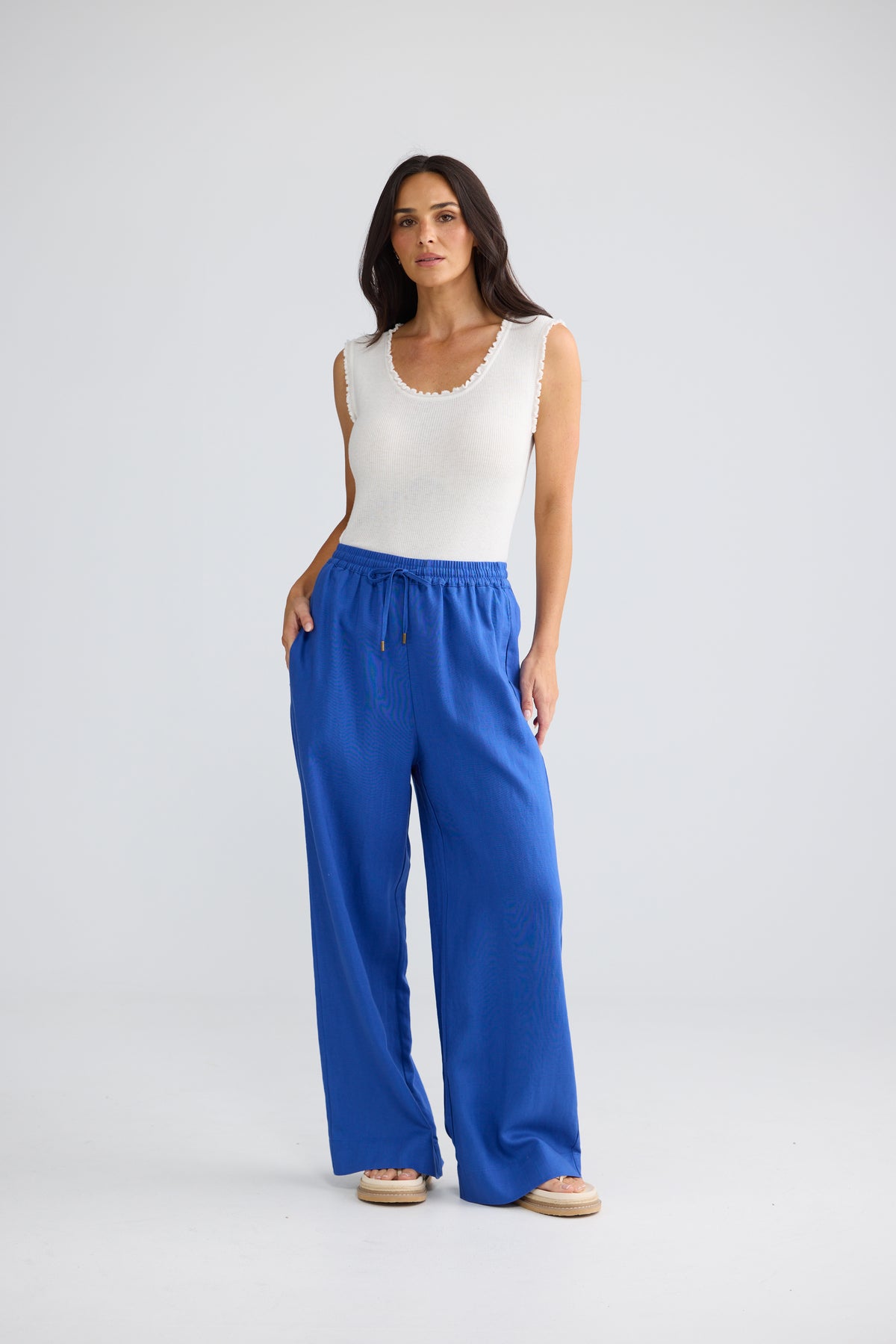 Brave+True Jude Pant - Cobalt