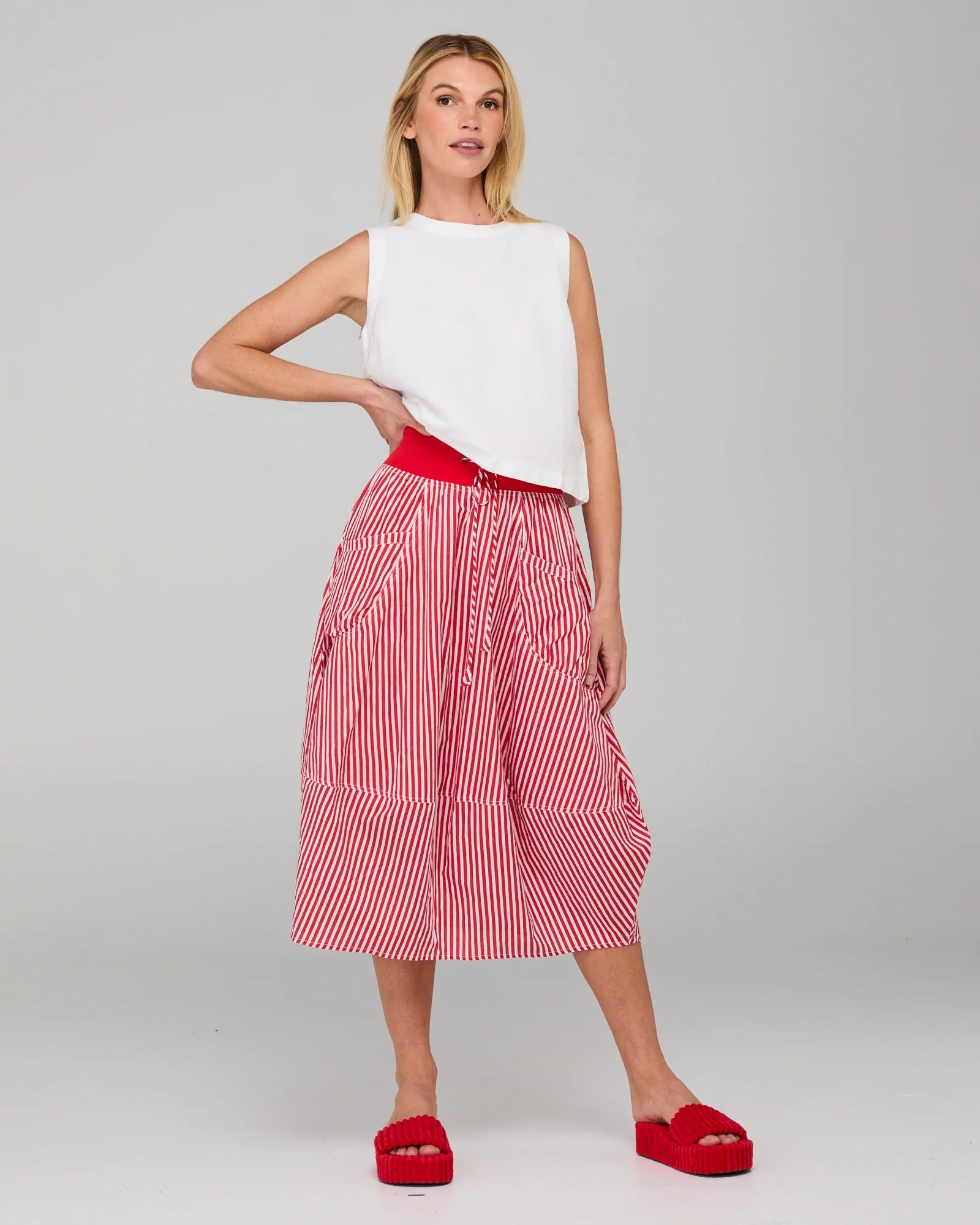 Boom Shankar Guru Skirt - Emilia Stripe