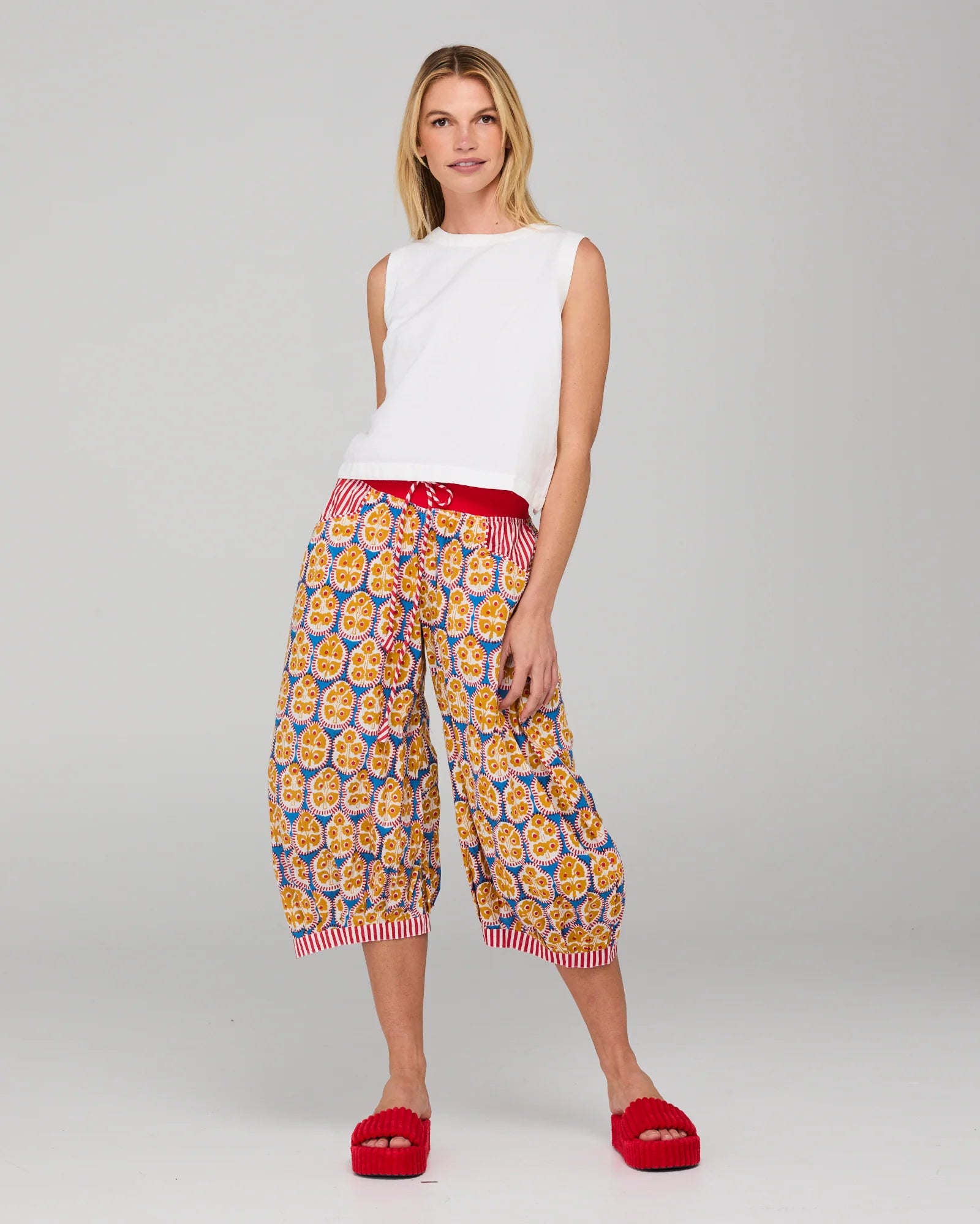 Boom Shankar Cuba Guru Pant - Emilia Blue