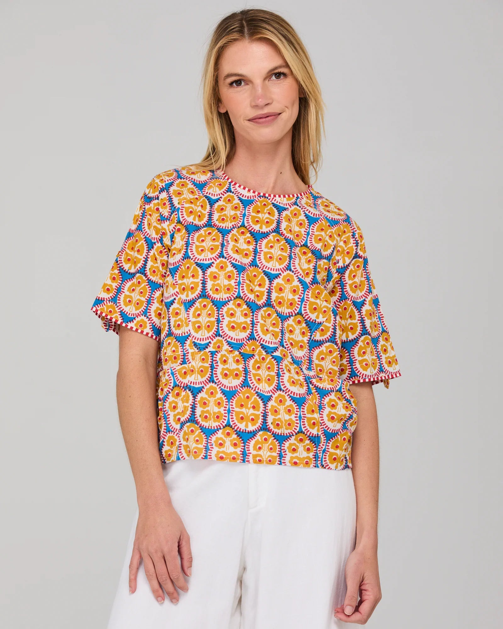 Boom Shankar Guru Top - Emilia Blue