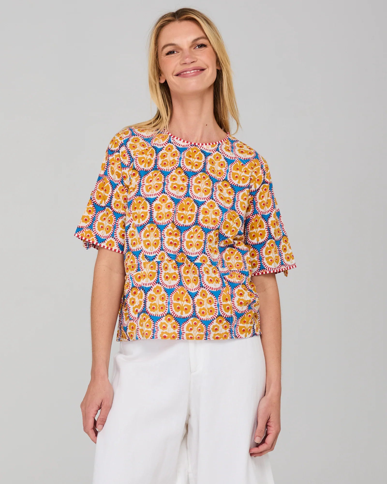 Boom Shankar Guru Top - Emilia Blue