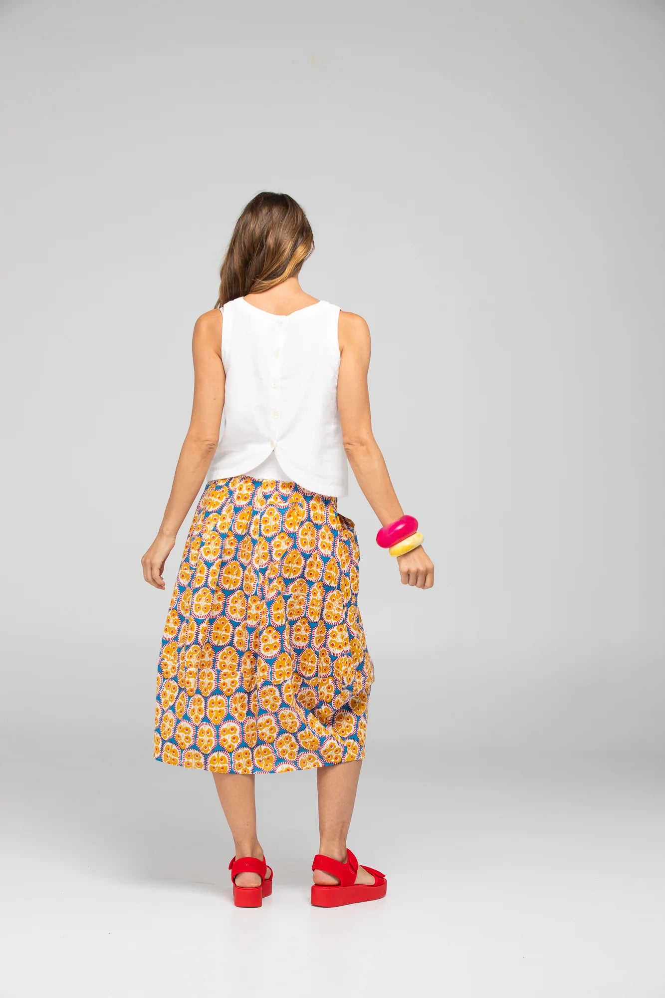 Boom Shankar Guru Skirt - Emilia Blue