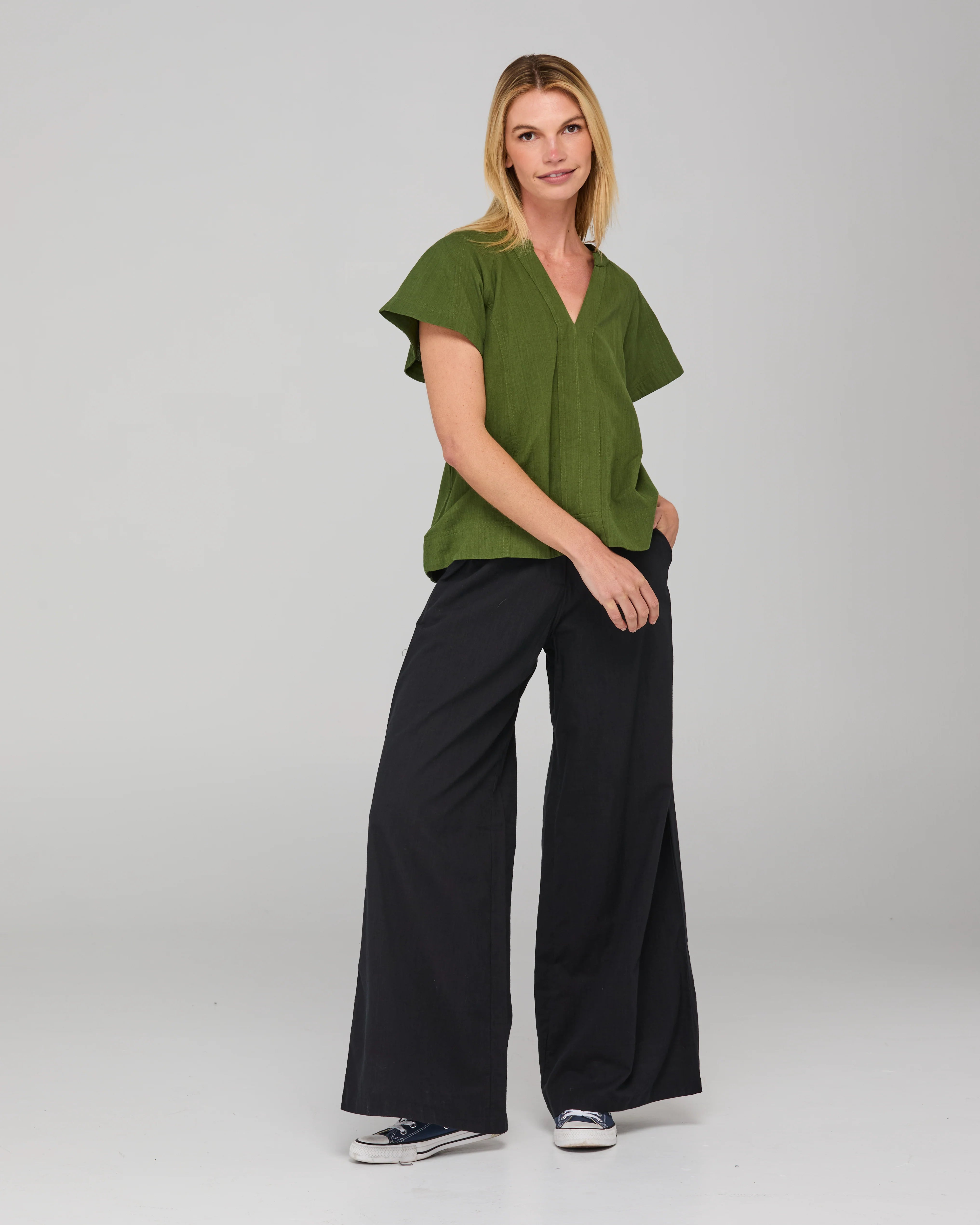 Boom Shankar Livy Top - Khaki
