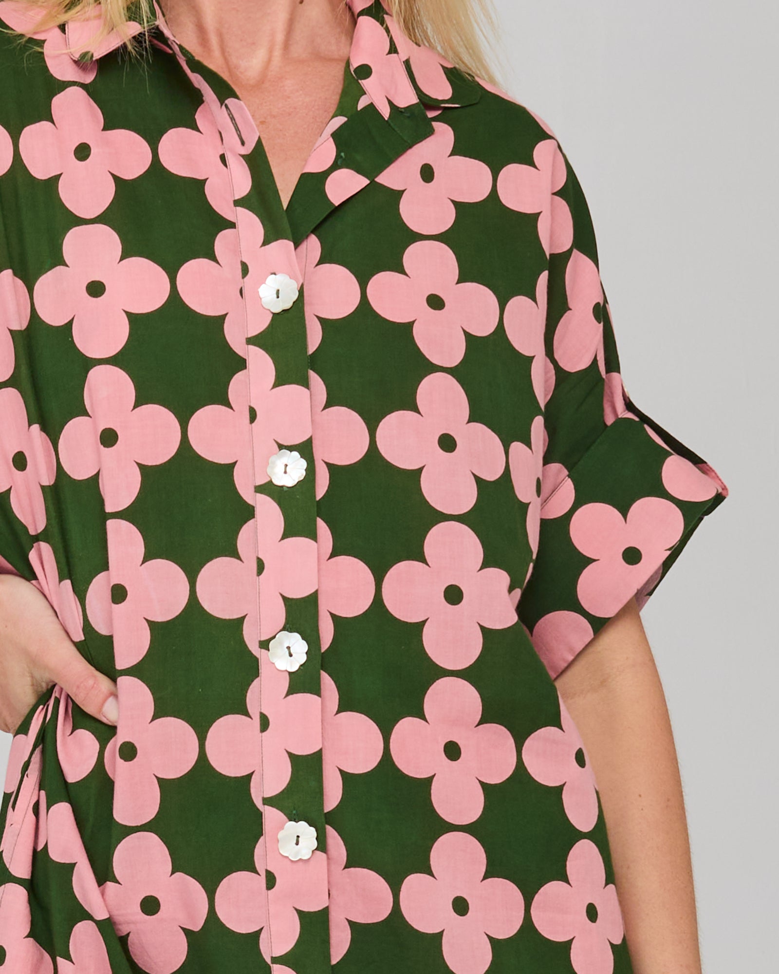 Boom Shankar Maui Shirt Dress - Keiko
