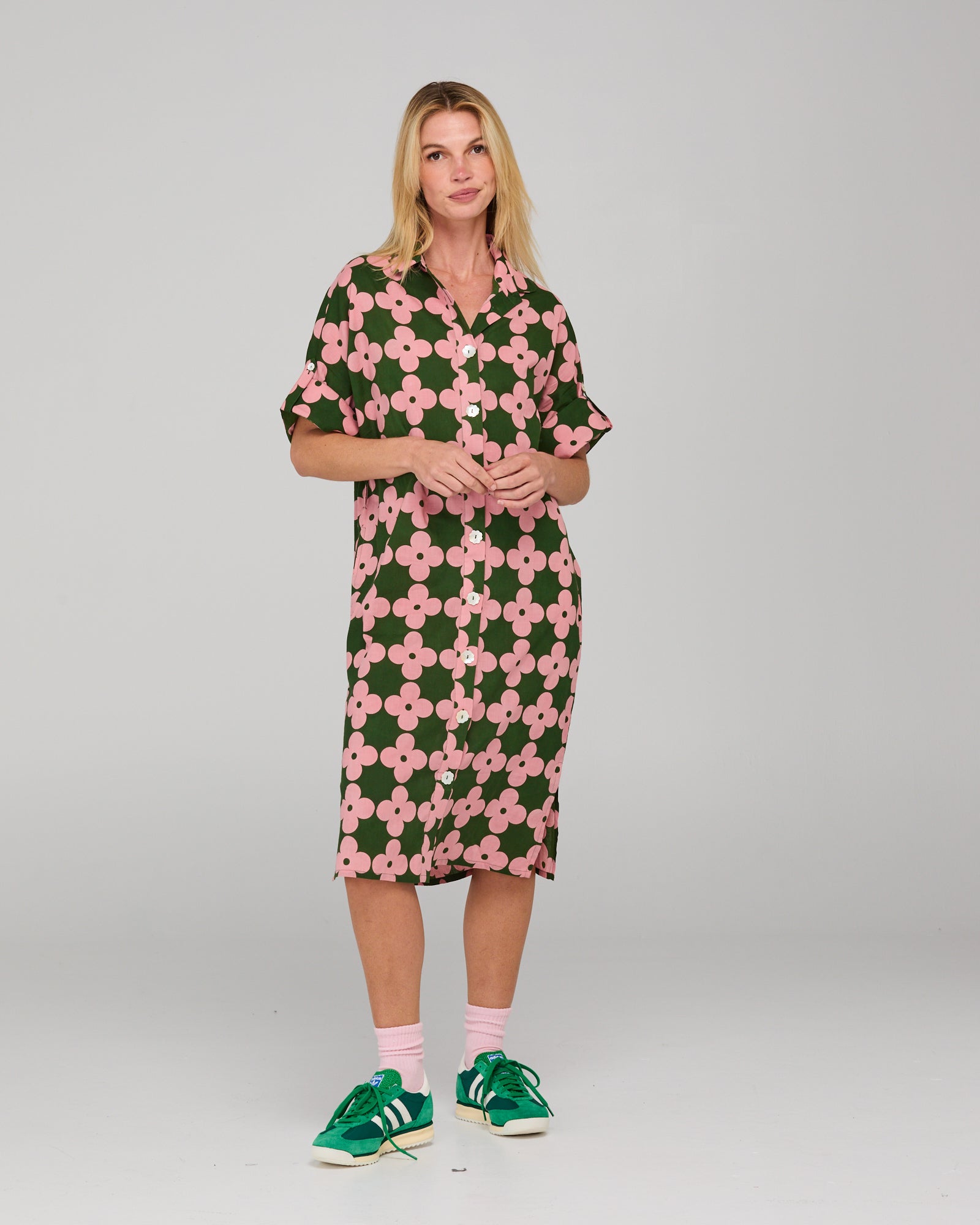 Boom Shankar Maui Shirt Dress - Keiko