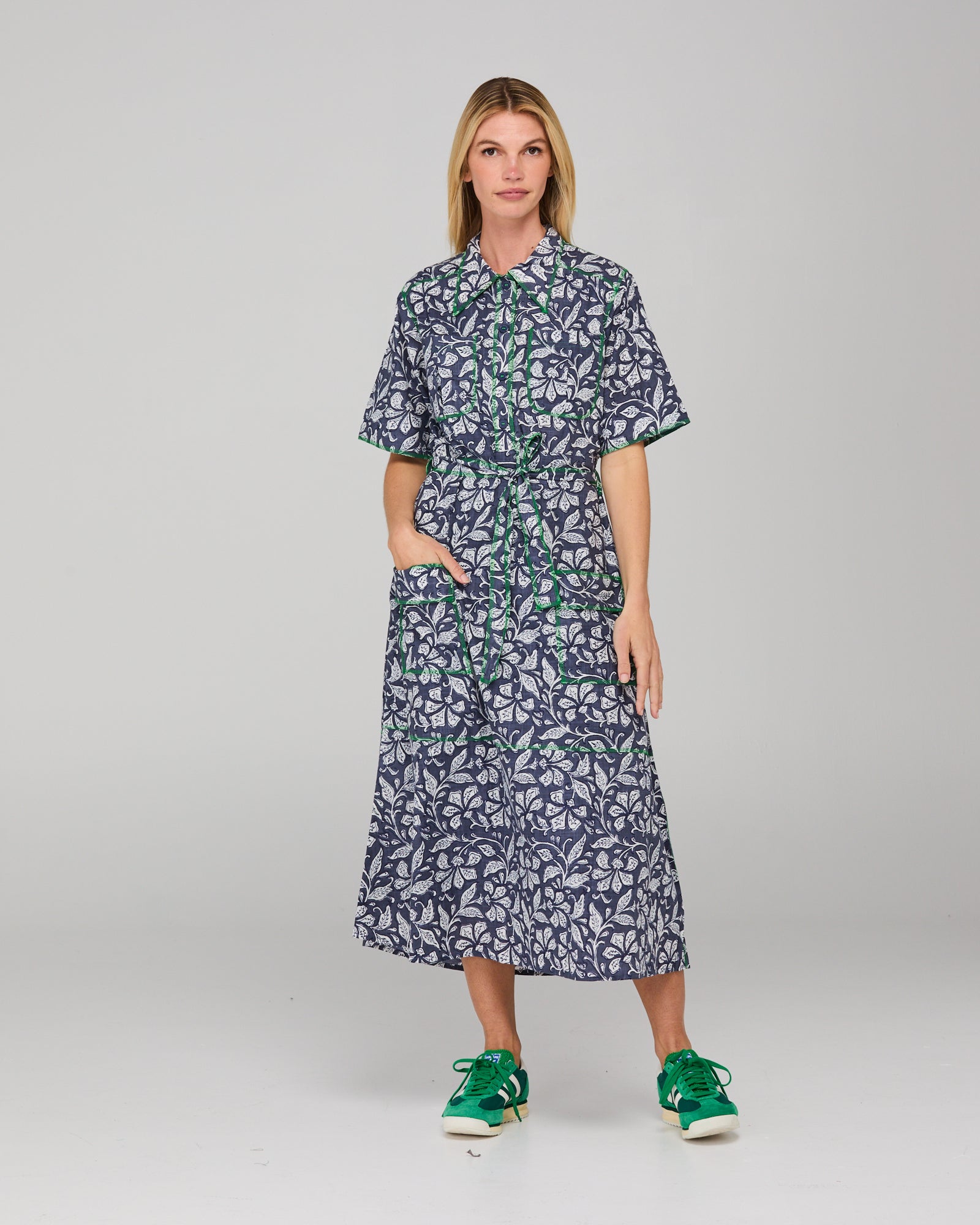 Boom Shankar Rishi Dress - Izumi Navy