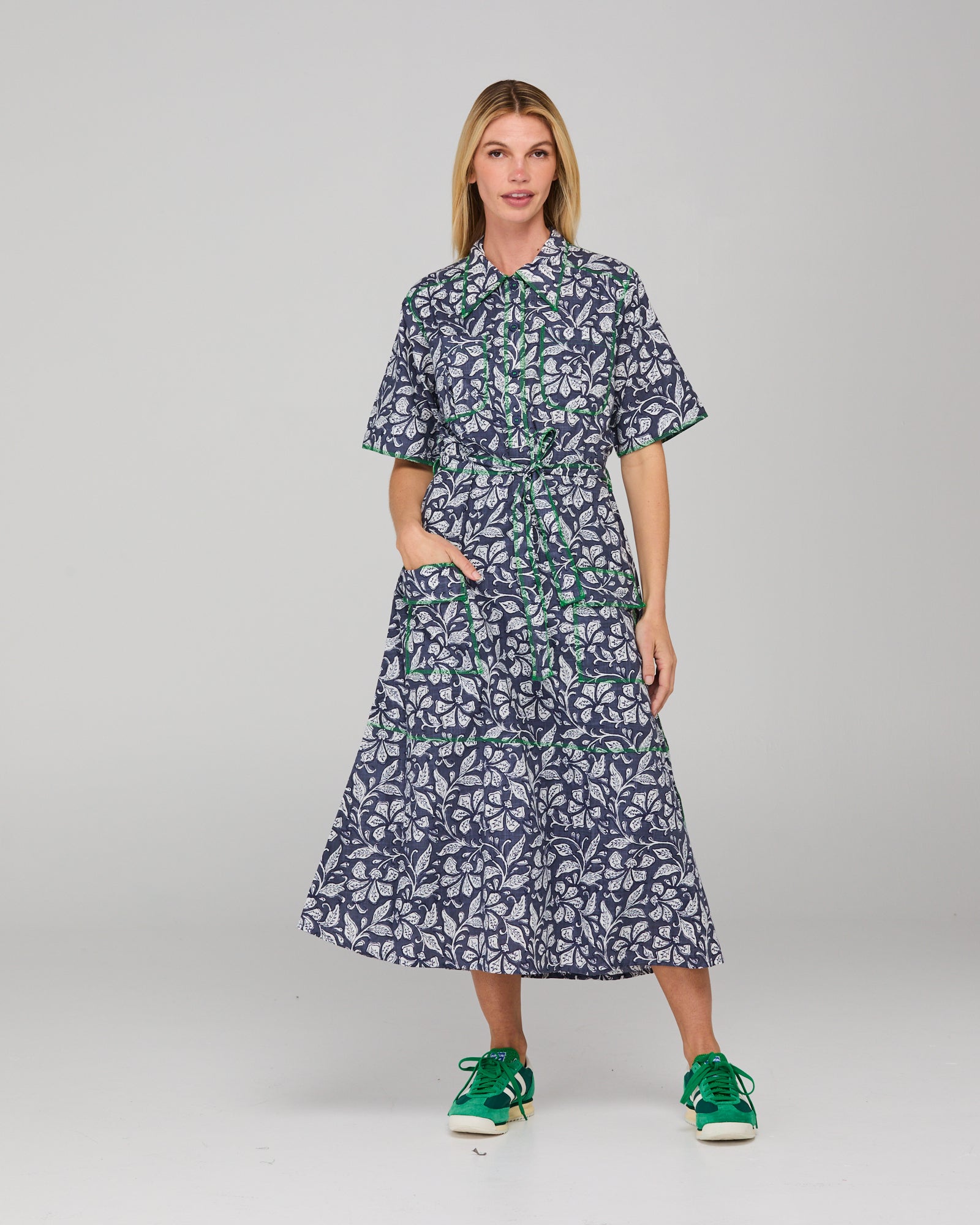 Boom Shankar Rishi Dress - Izumi Navy