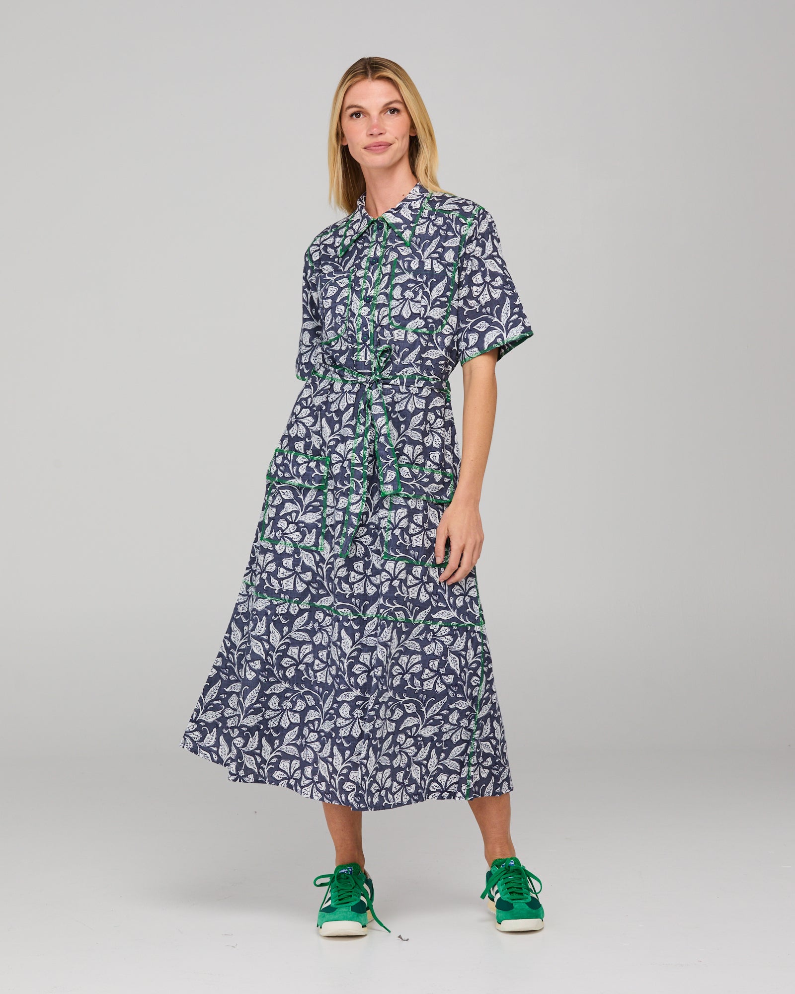 Boom Shankar Rishi Dress - Izumi Navy