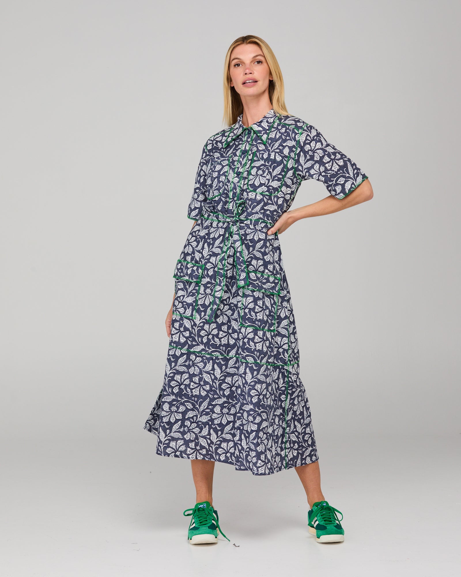 Boom Shankar Rishi Dress - Izumi Navy