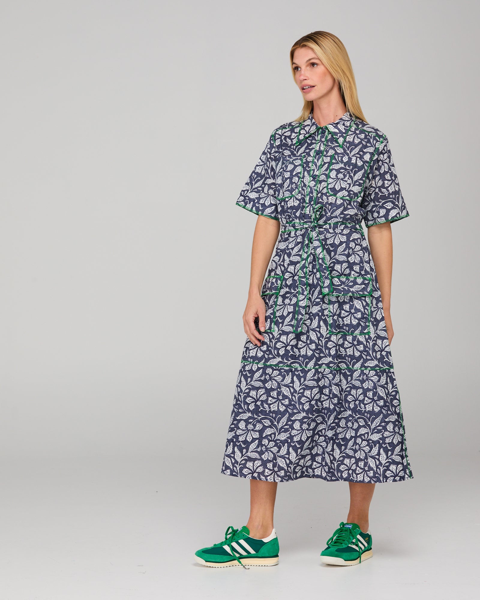 Boom Shankar Rishi Dress - Izumi Navy