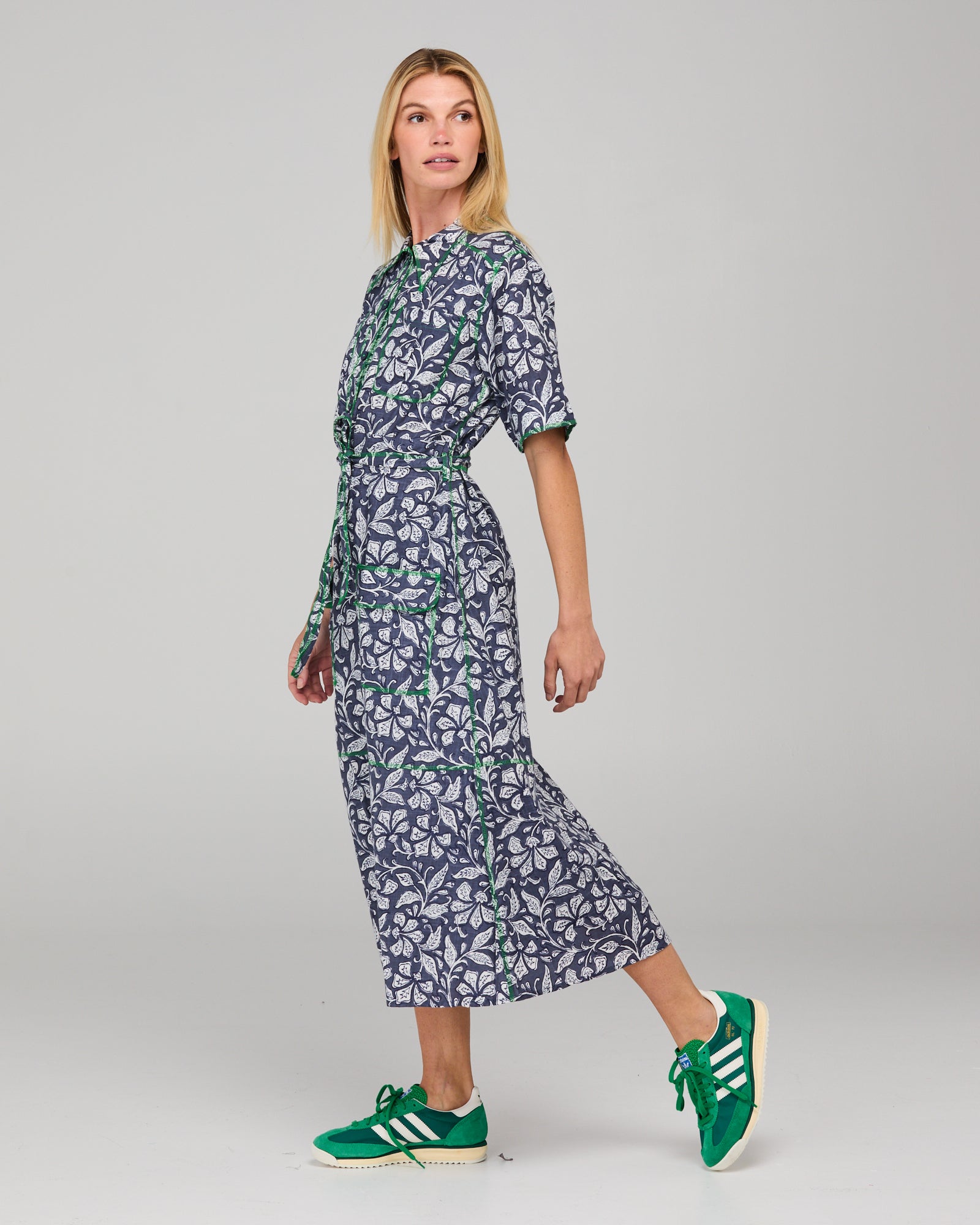 Boom Shankar Rishi Dress - Izumi Navy