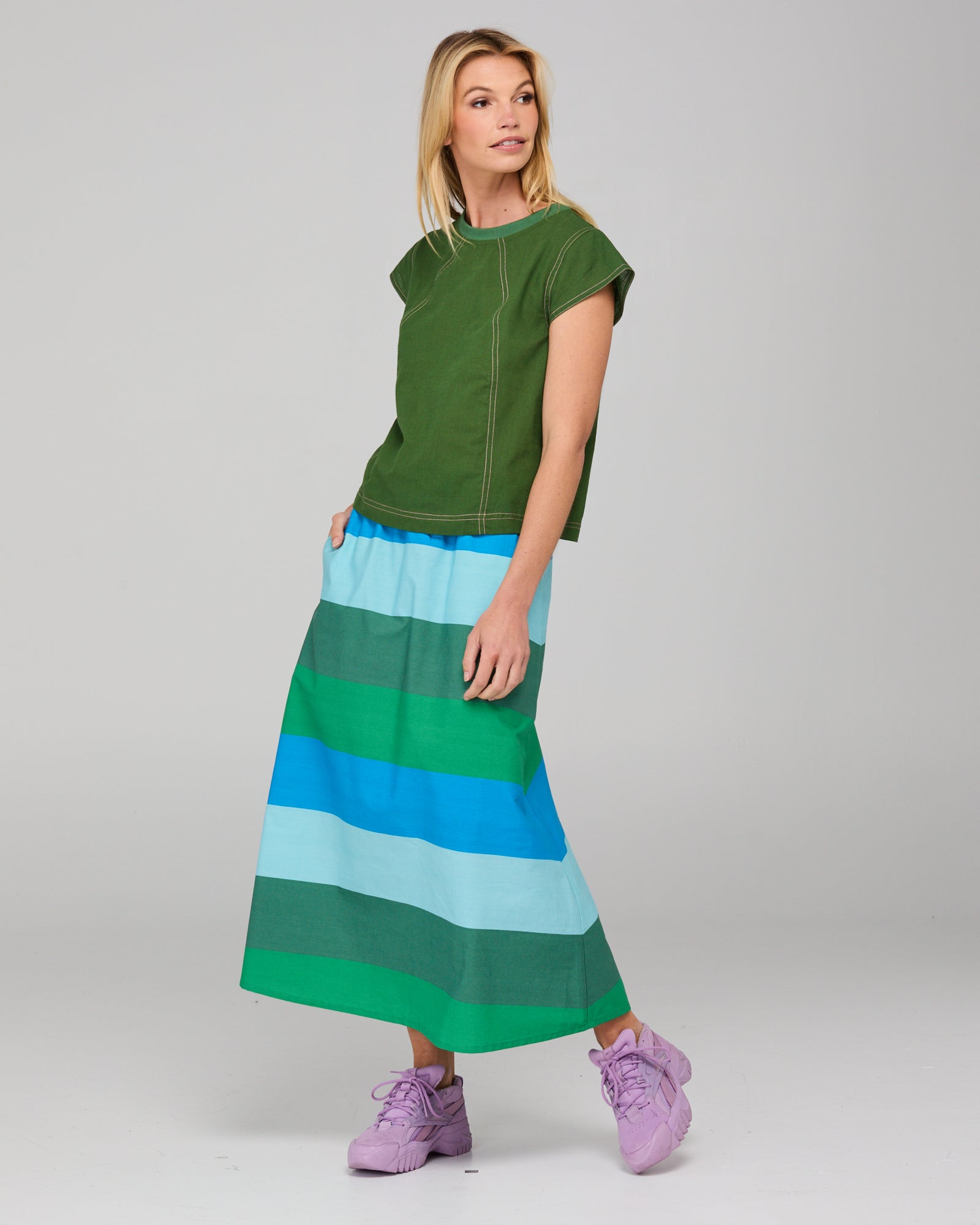 Boom Shankar Leaf Top - Midori