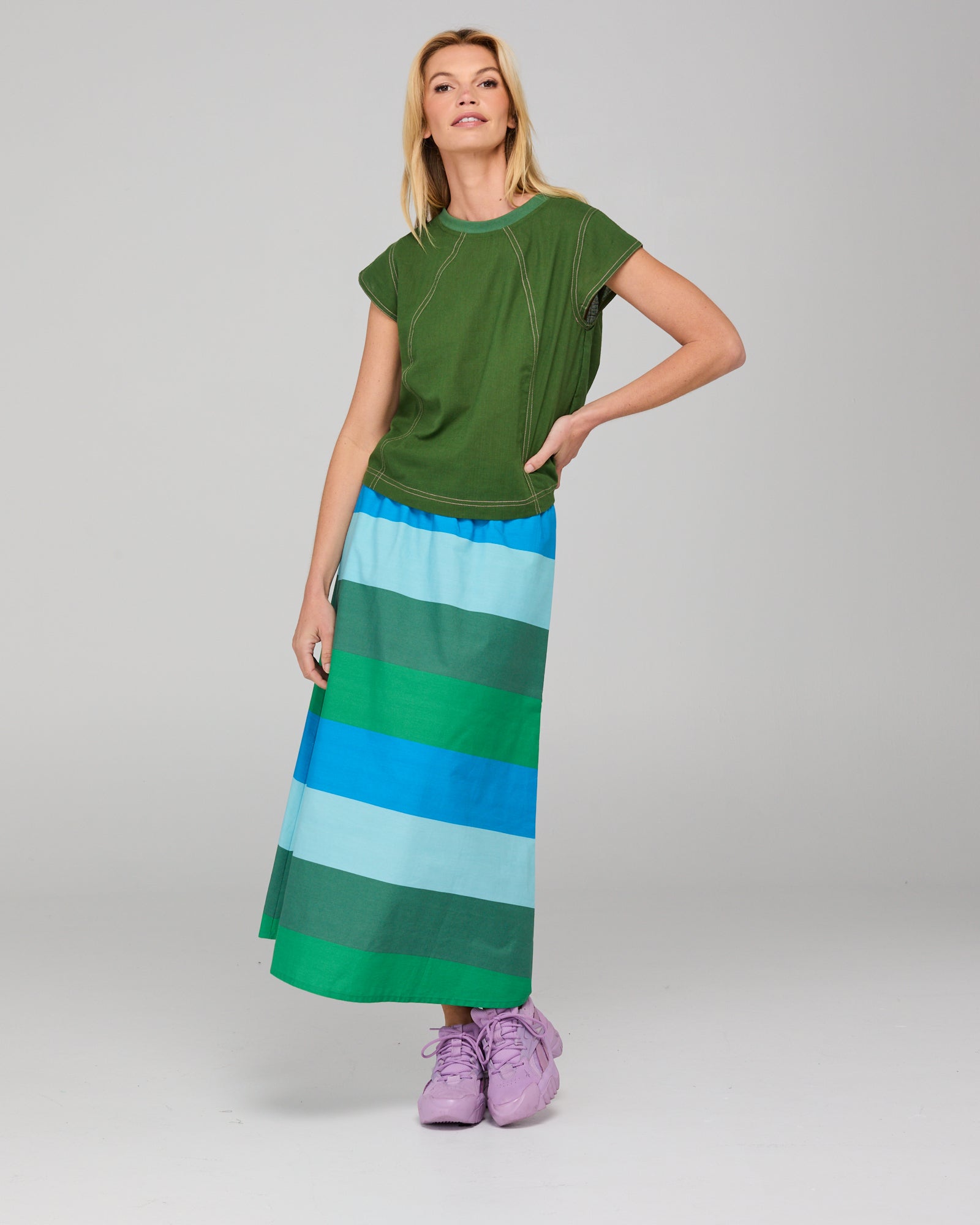 Boom Shankar Leaf Top - Midori