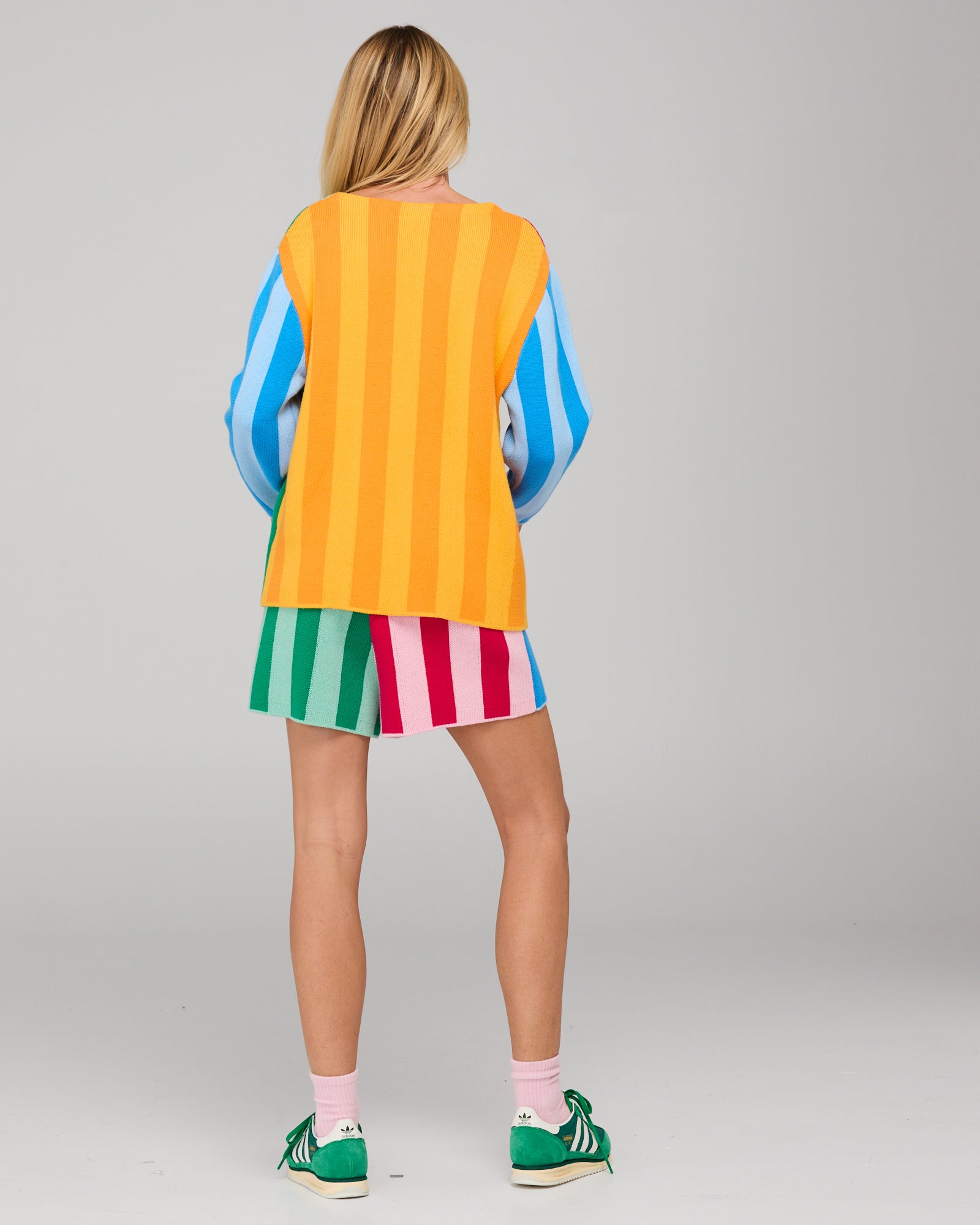 Boom Shankar Rainbow Cardigan - Rainbow Stripe