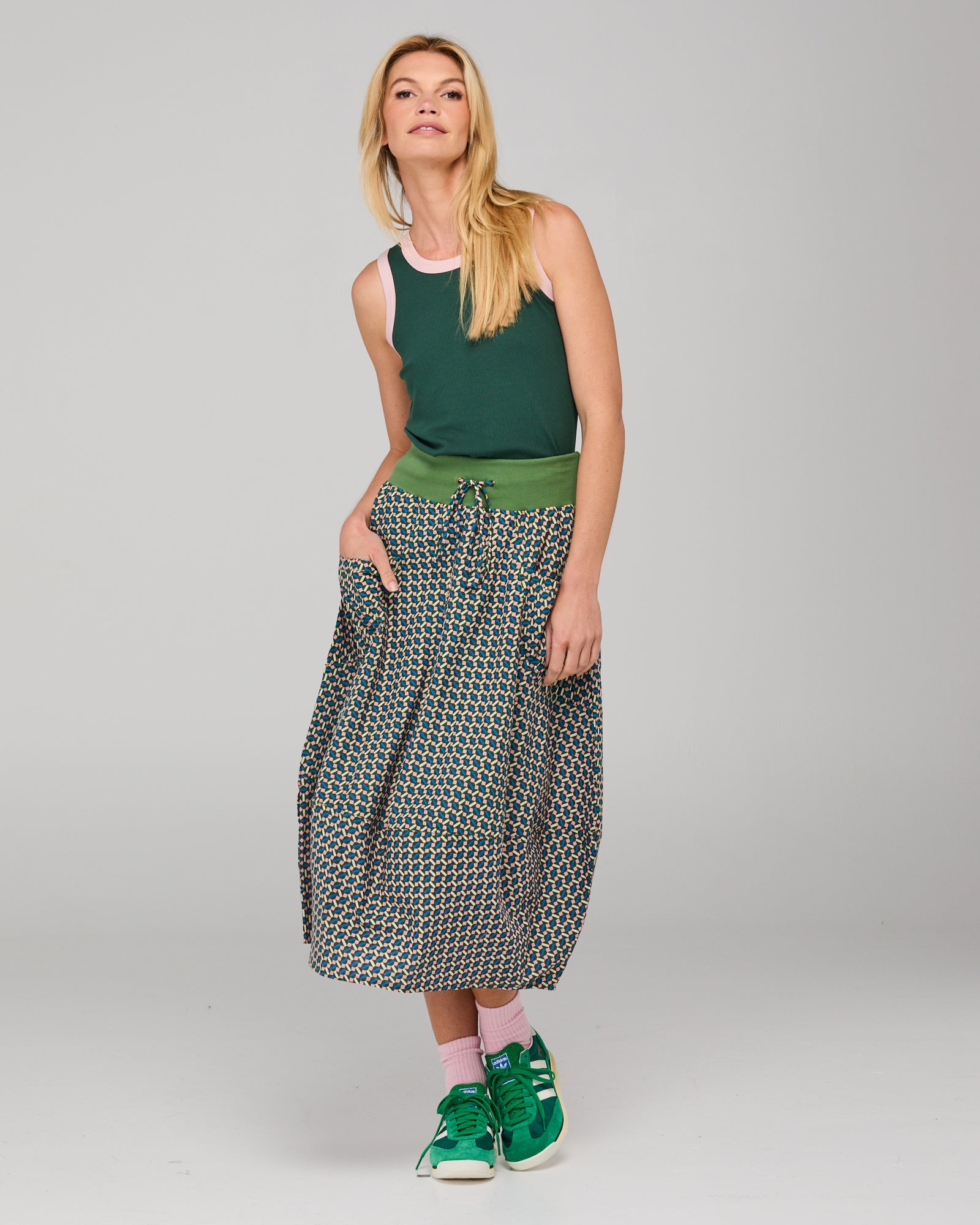 Boom Shankar Guru Skirt - Sakura