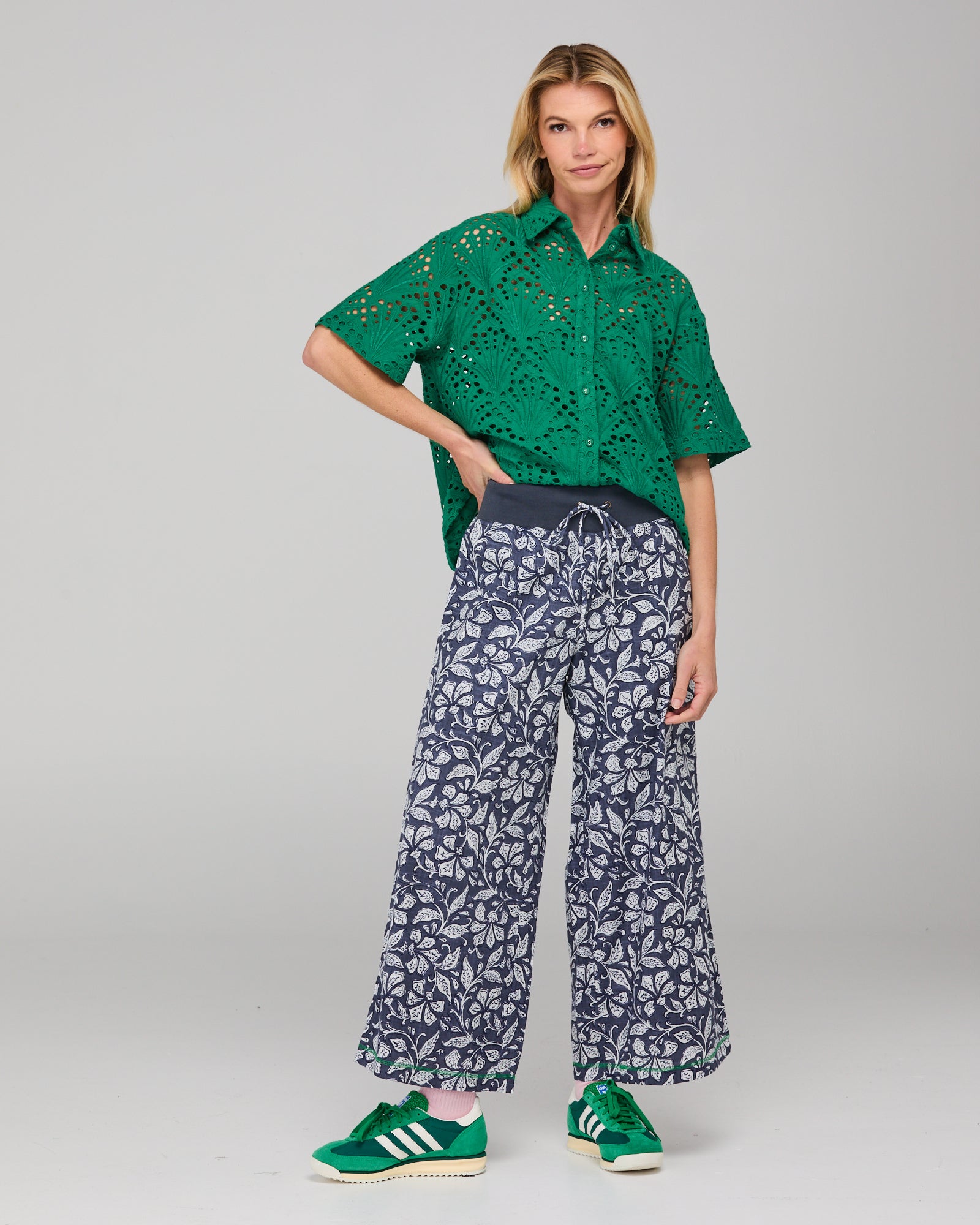 Boom Shankar Ria Pant - Izumi Navy