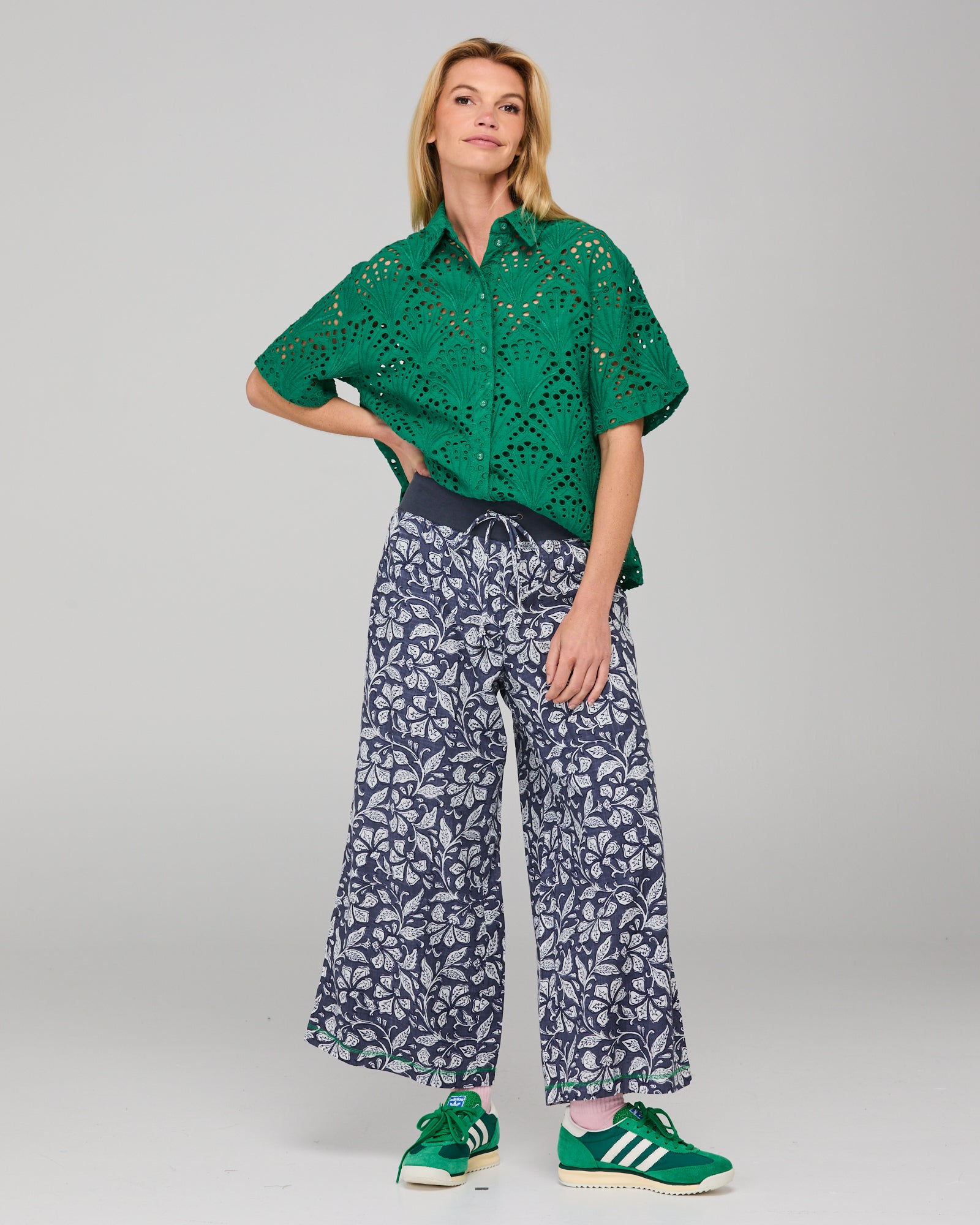 Boom Shankar Ria Pant - Izumi Navy