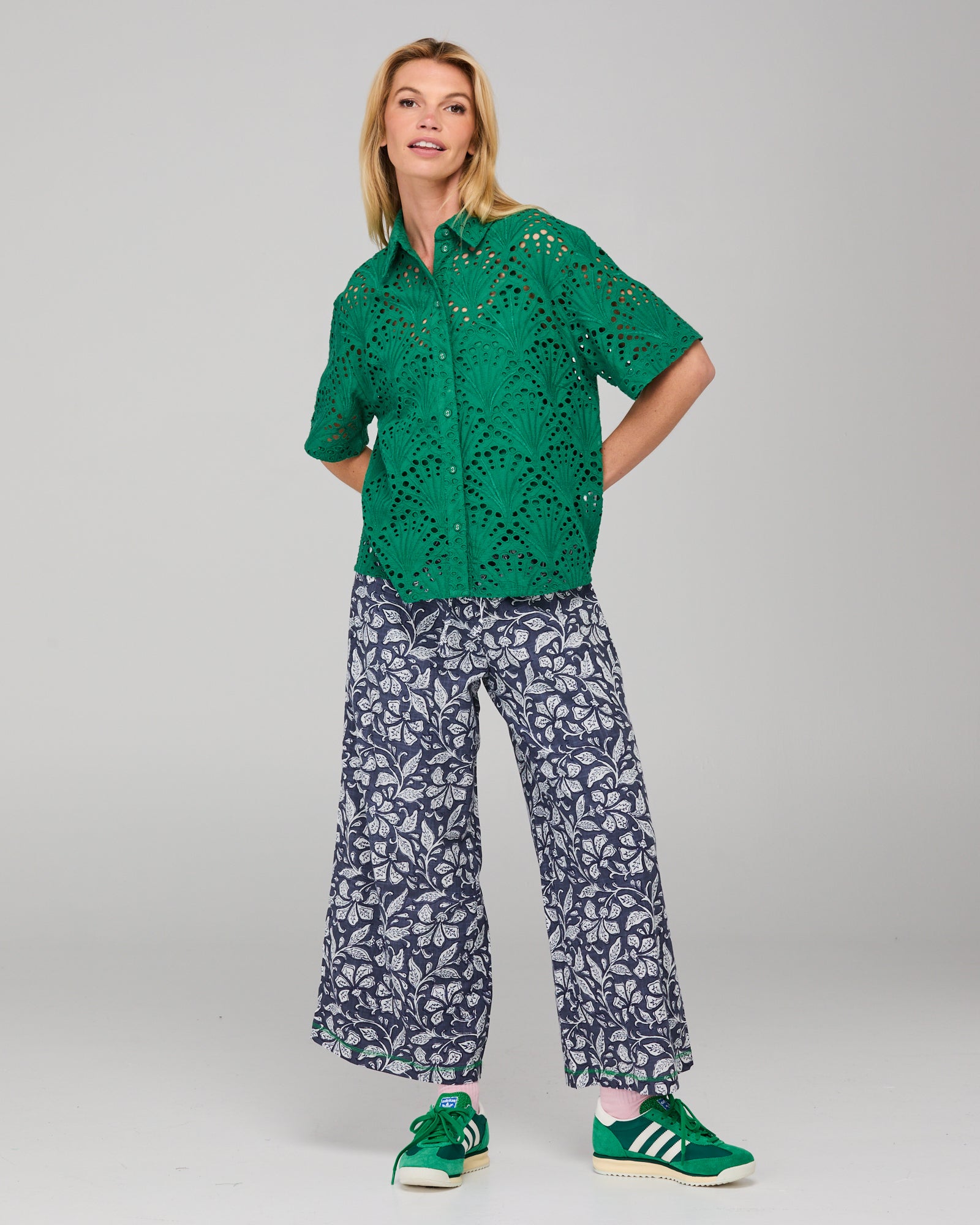 Boom Shankar Ria Pant - Izumi Navy