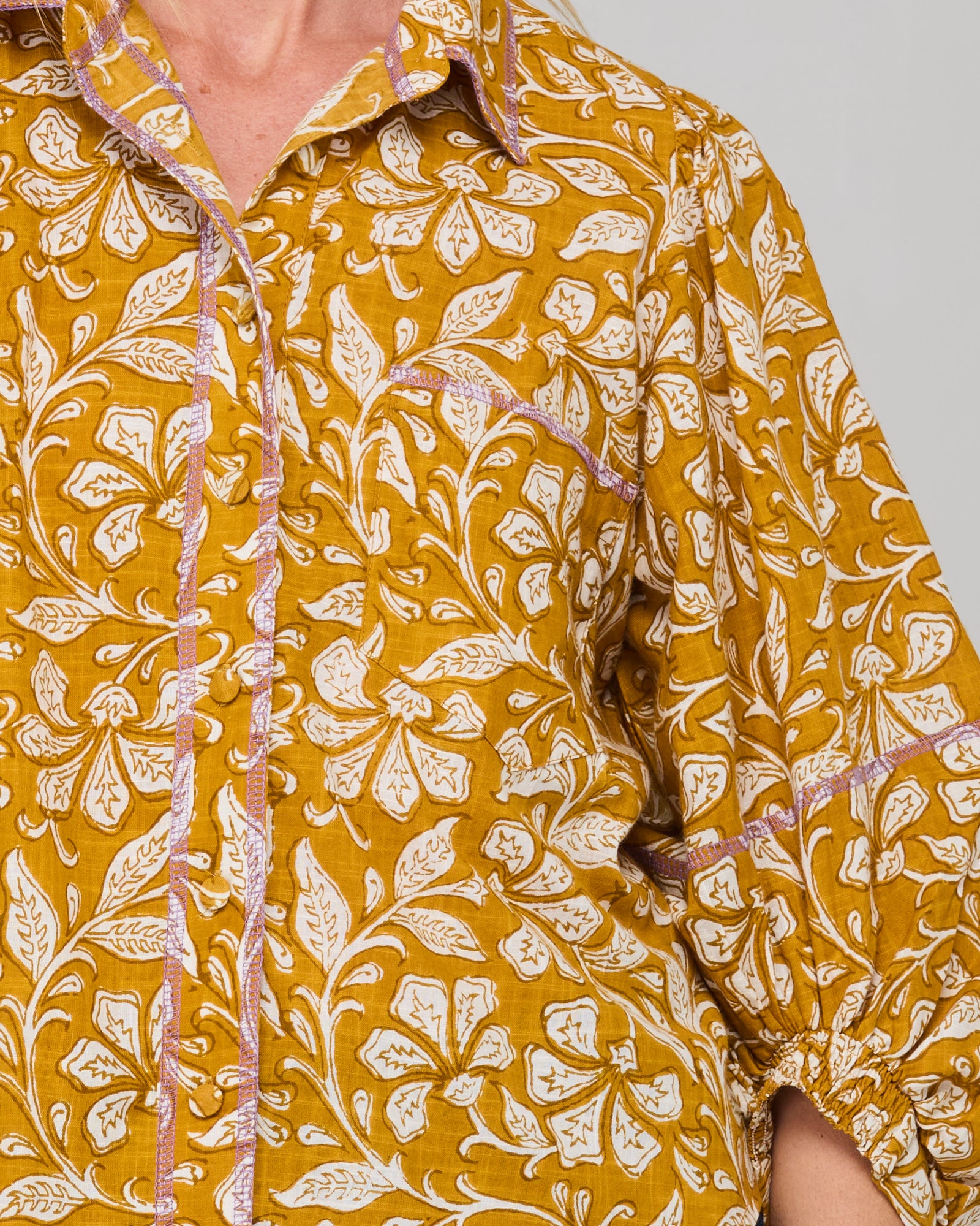 Boom Shankar Pari Shirt - Izumi Mustard