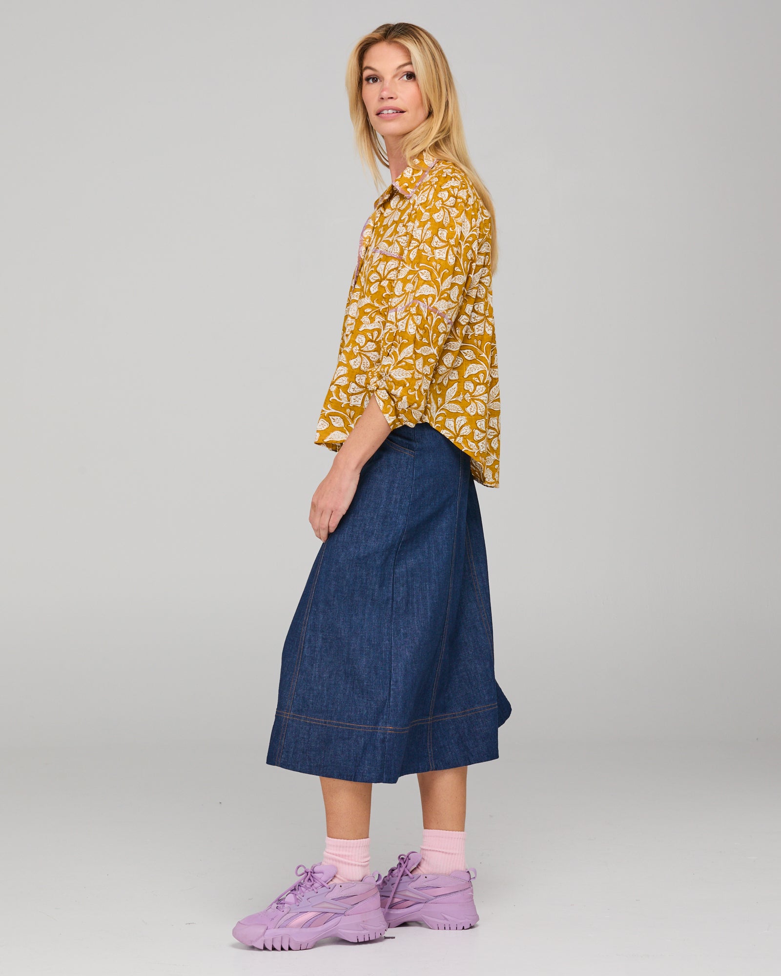 Boom Shankar Pari Shirt - Izumi Mustard