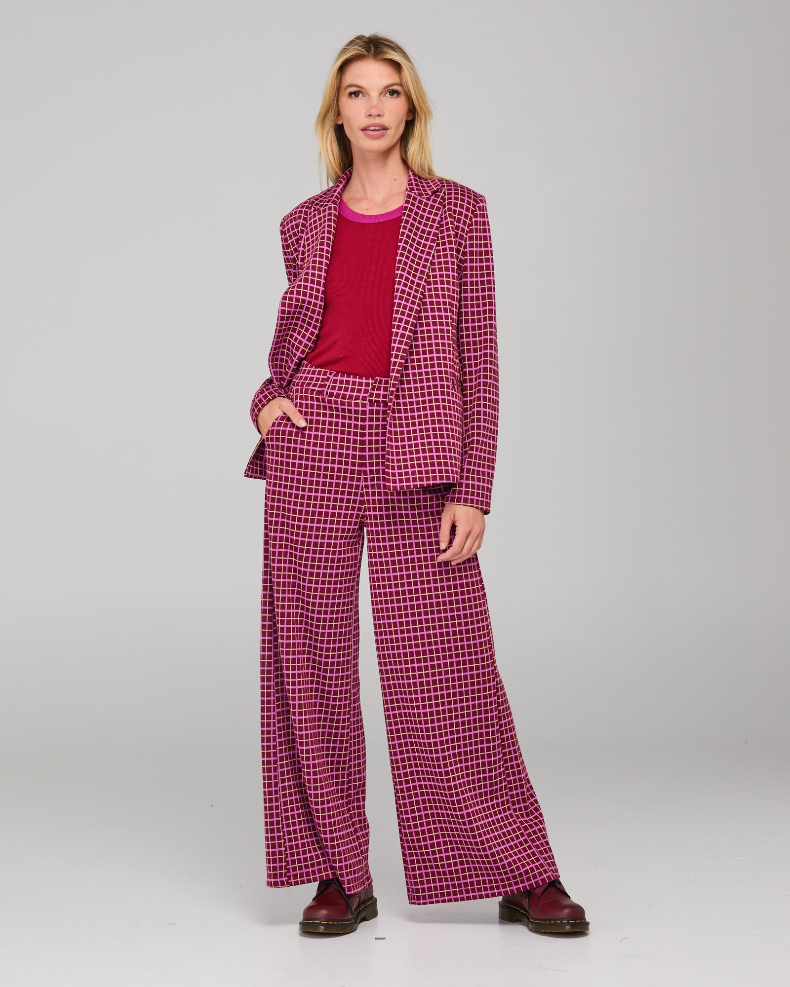 Boom Shankar Aiko Pants - Himari Check