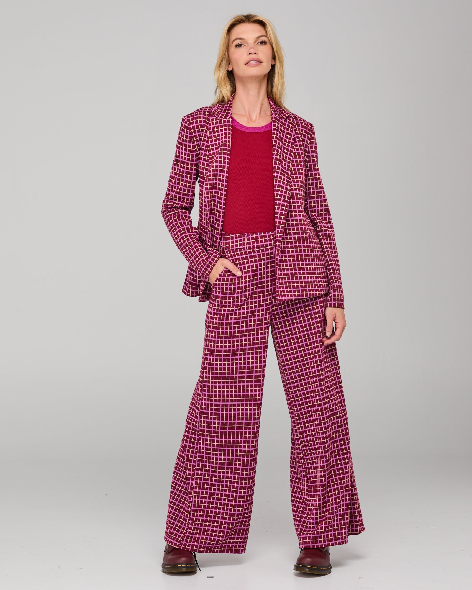 Boom Shankar Aiko Pants - Himari Check