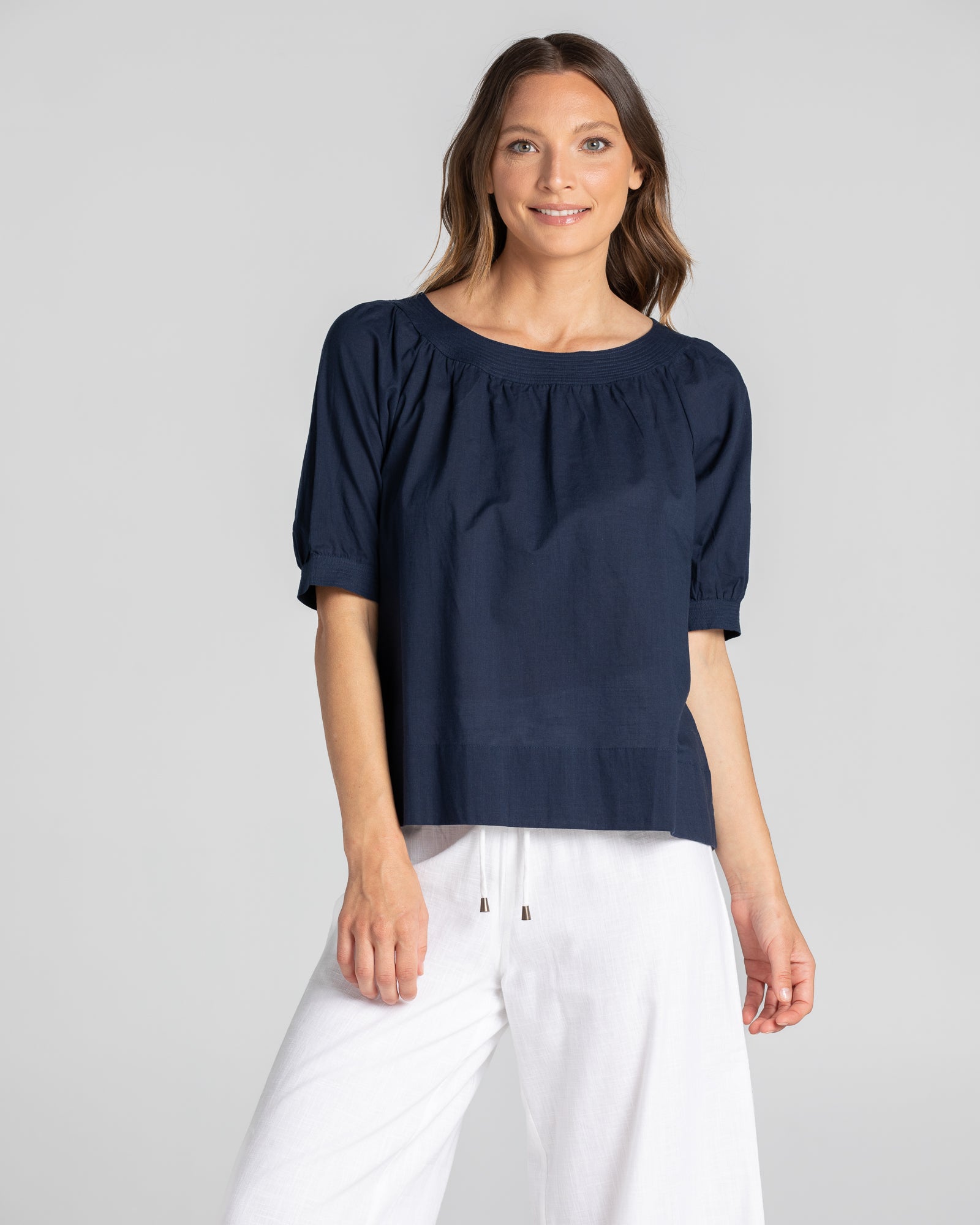 Boom Shankar Bliss Top - Navy