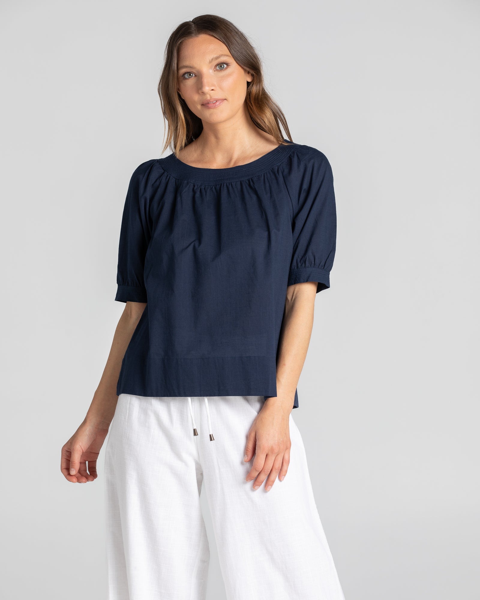 Boom Shankar Bliss Top - Navy