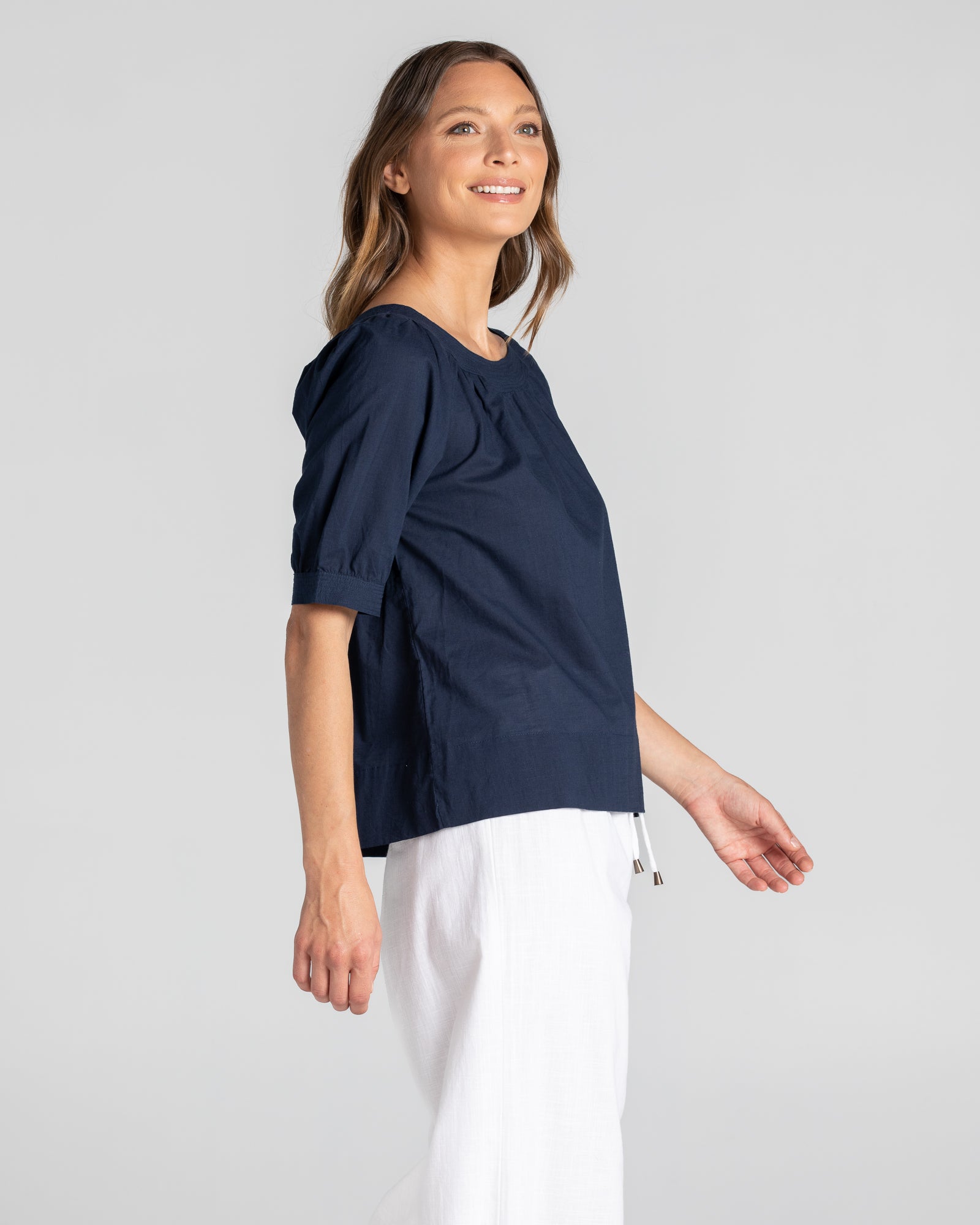 Boom Shankar Bliss Top - Navy
