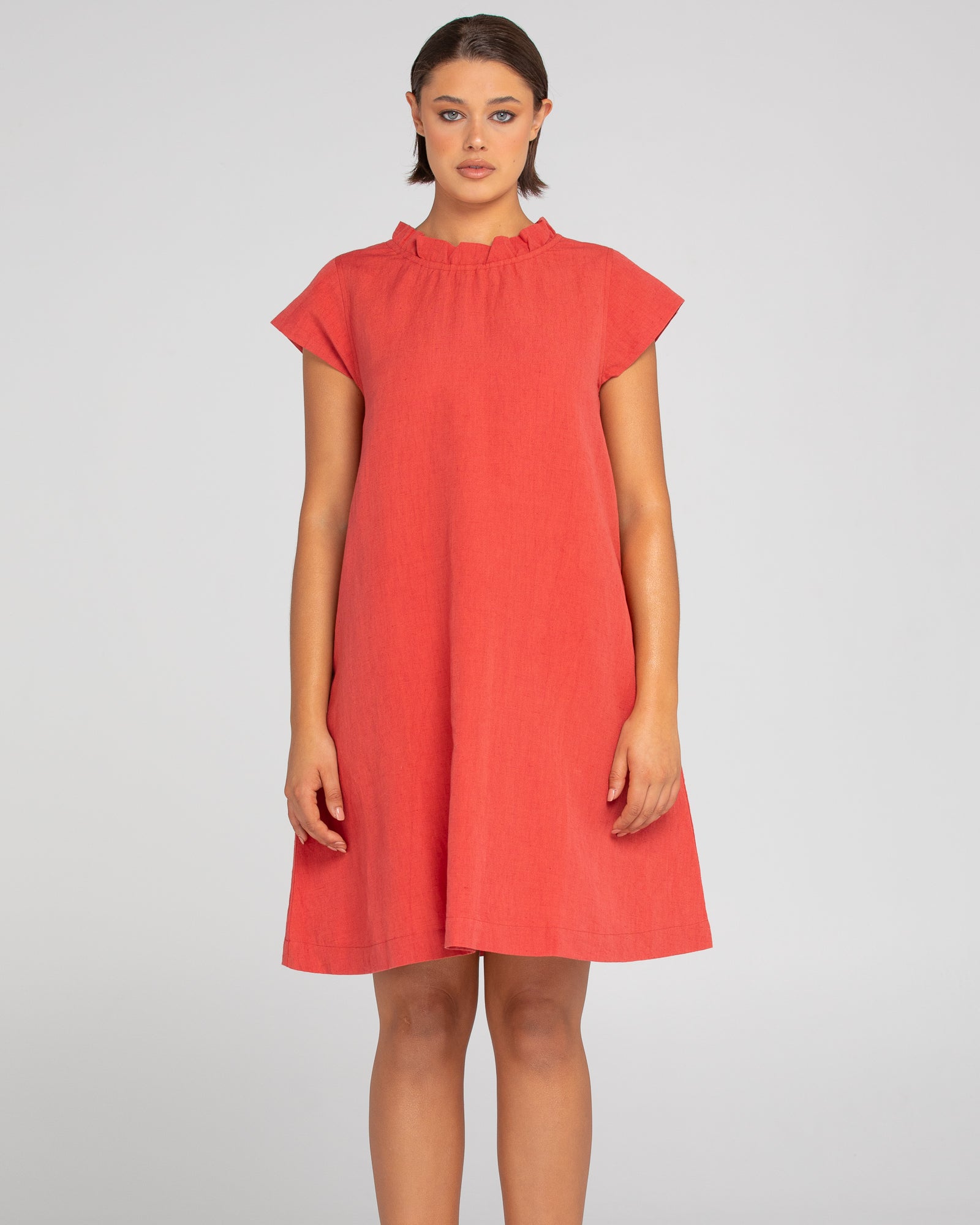 Boom Shankar Sand Dress - Paprika