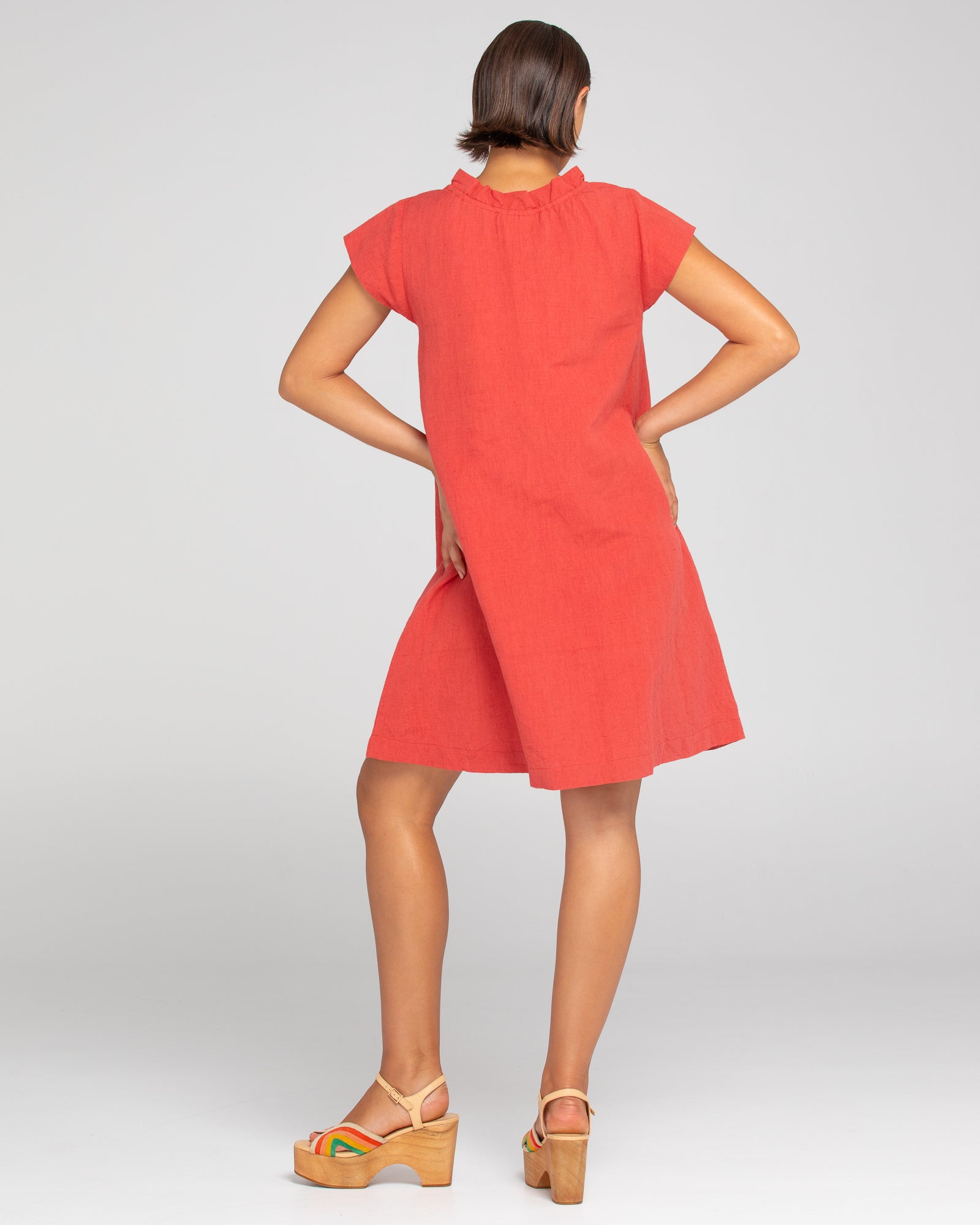 Boom Shankar Sand Dress - Paprika