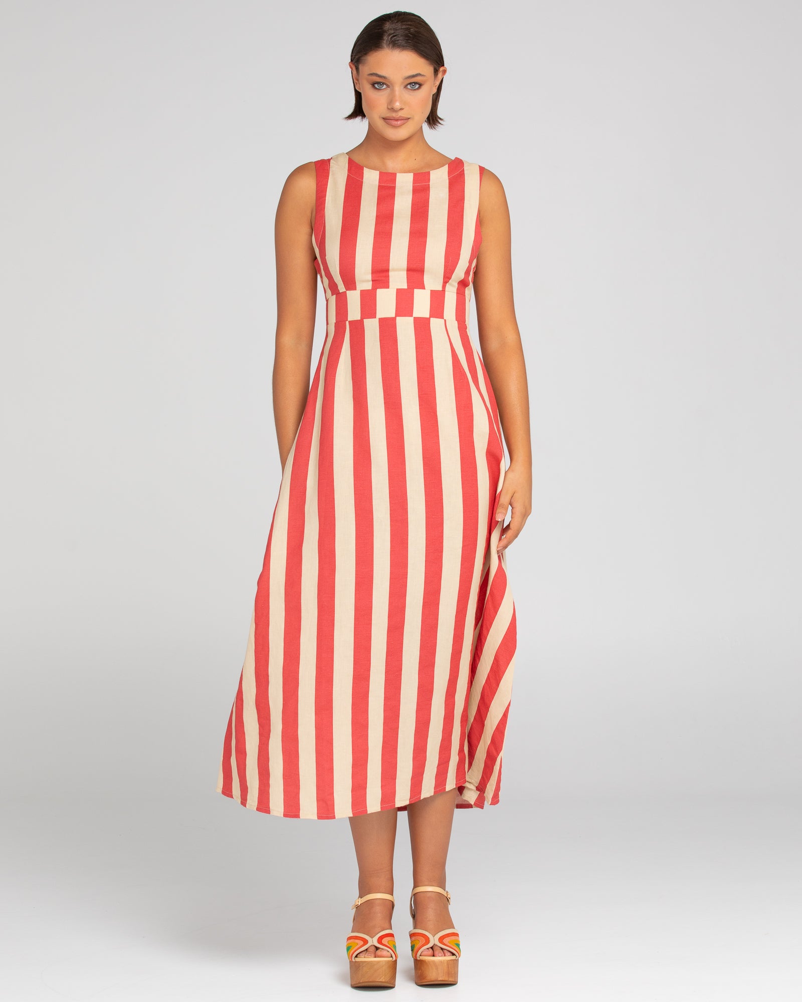 Boom Shankar Colada Dress - Kaia Stripe