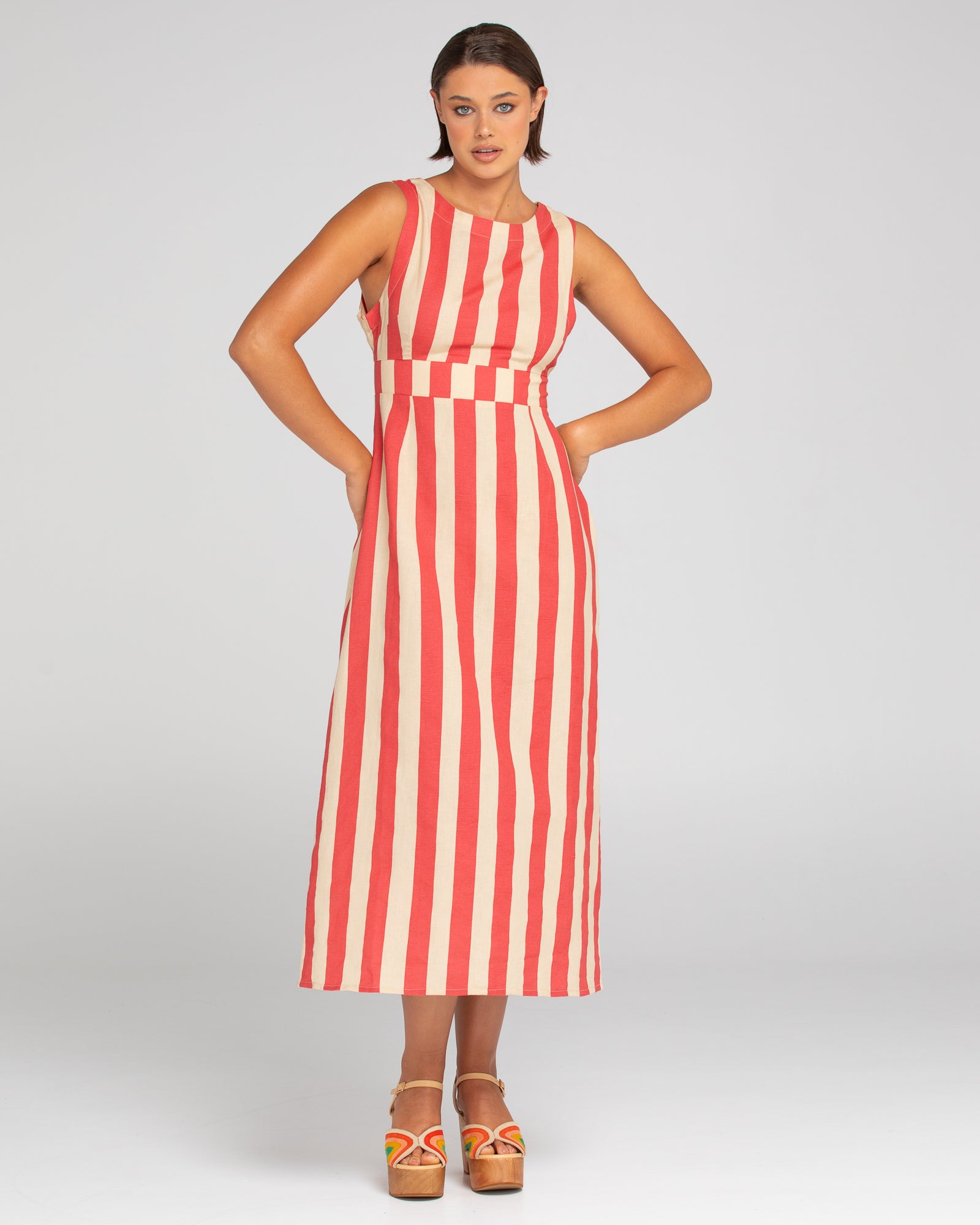 Boom Shankar Colada Dress - Kaia Stripe