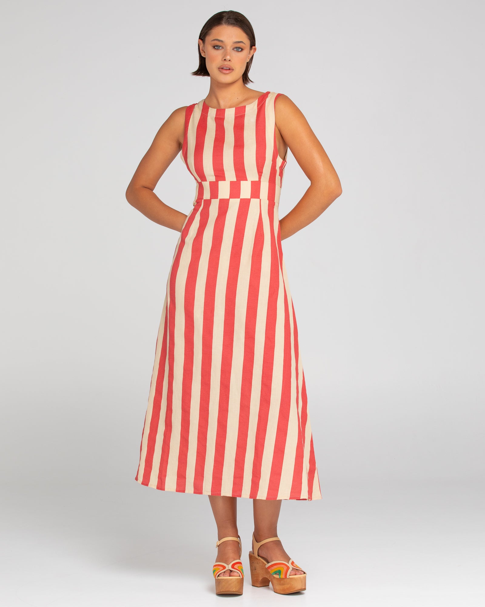 Boom Shankar Colada Dress - Kaia Stripe