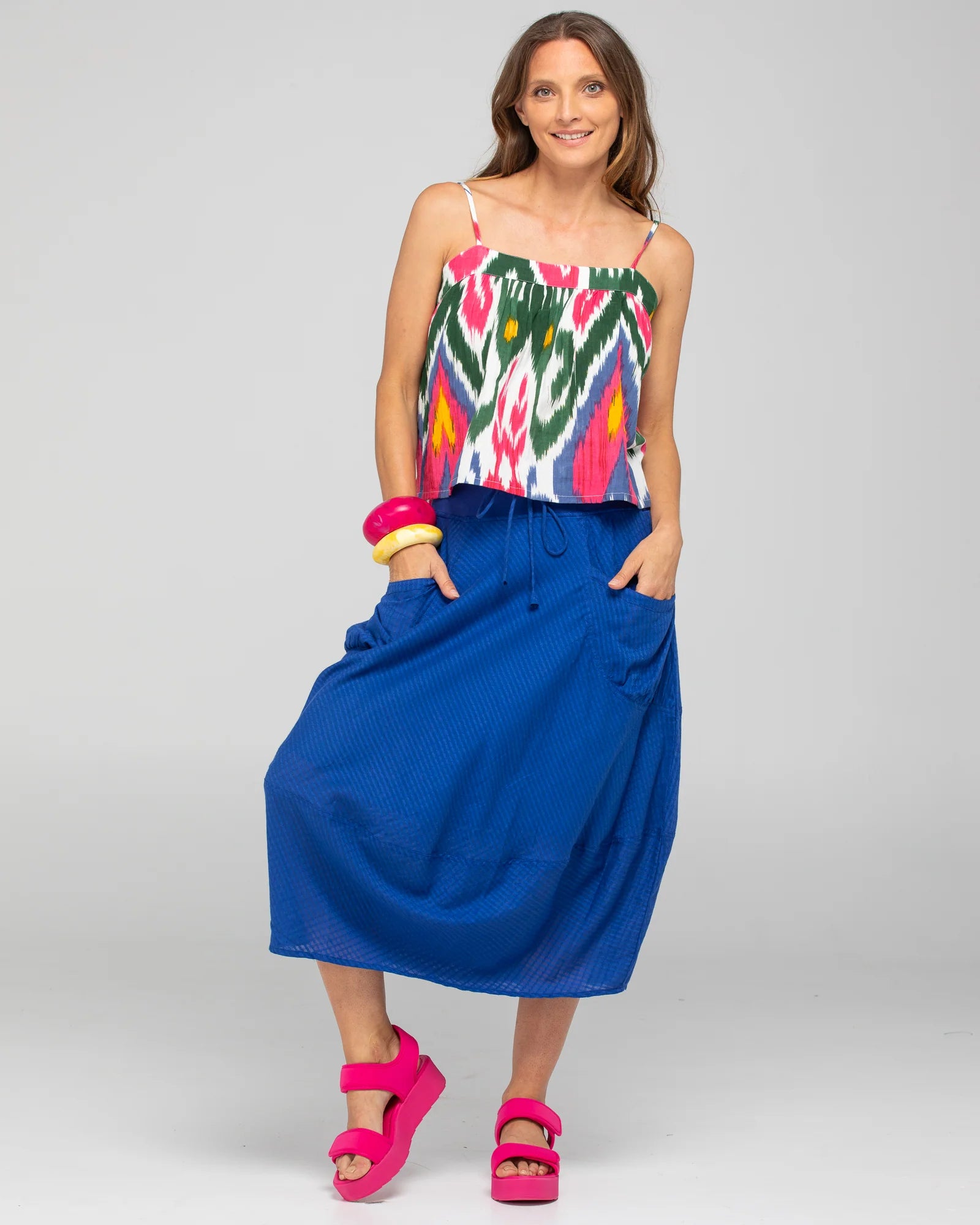 Boom Shankar Guru Skirt - Blu