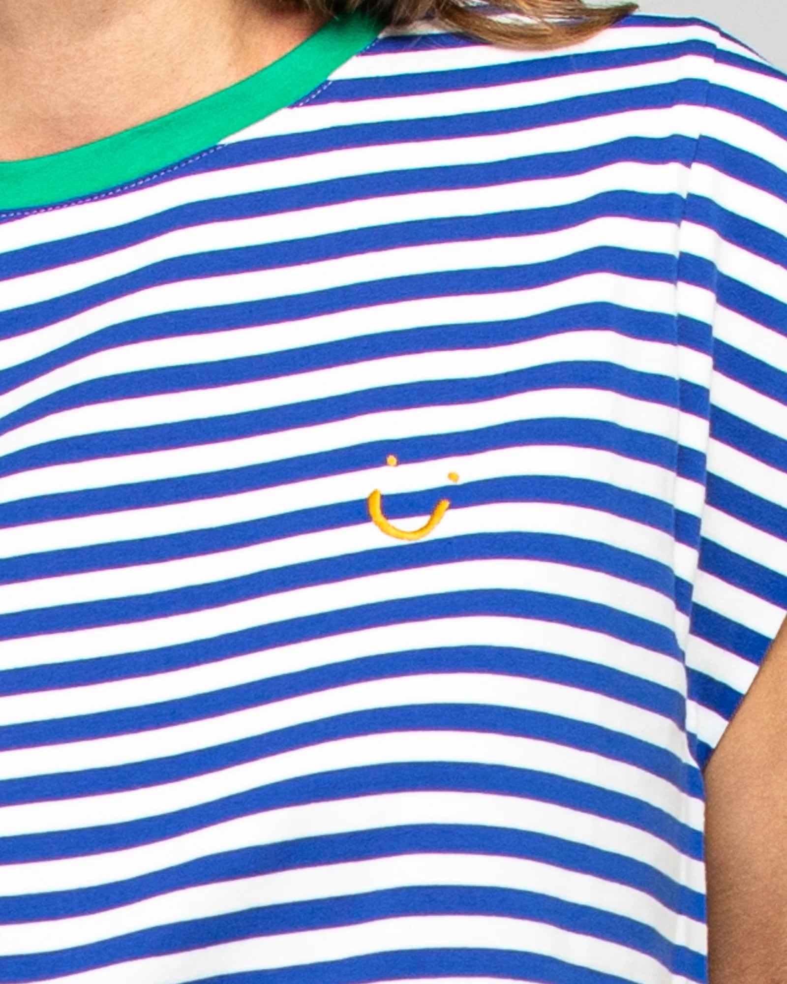 Boom Shankar Bellissimmo Tee - Blue Stripe