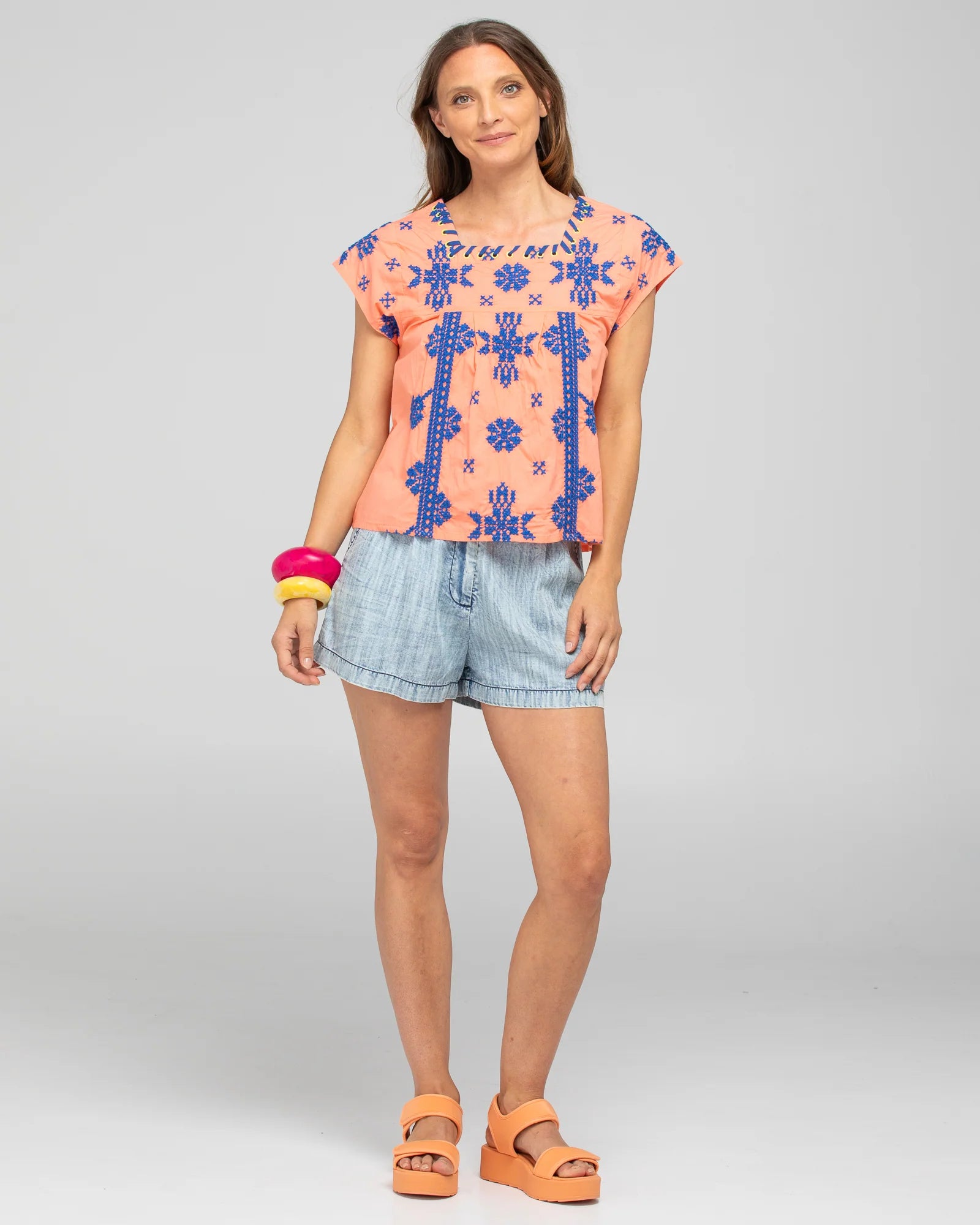 Boom Shankar Amore Top - Desert Flower