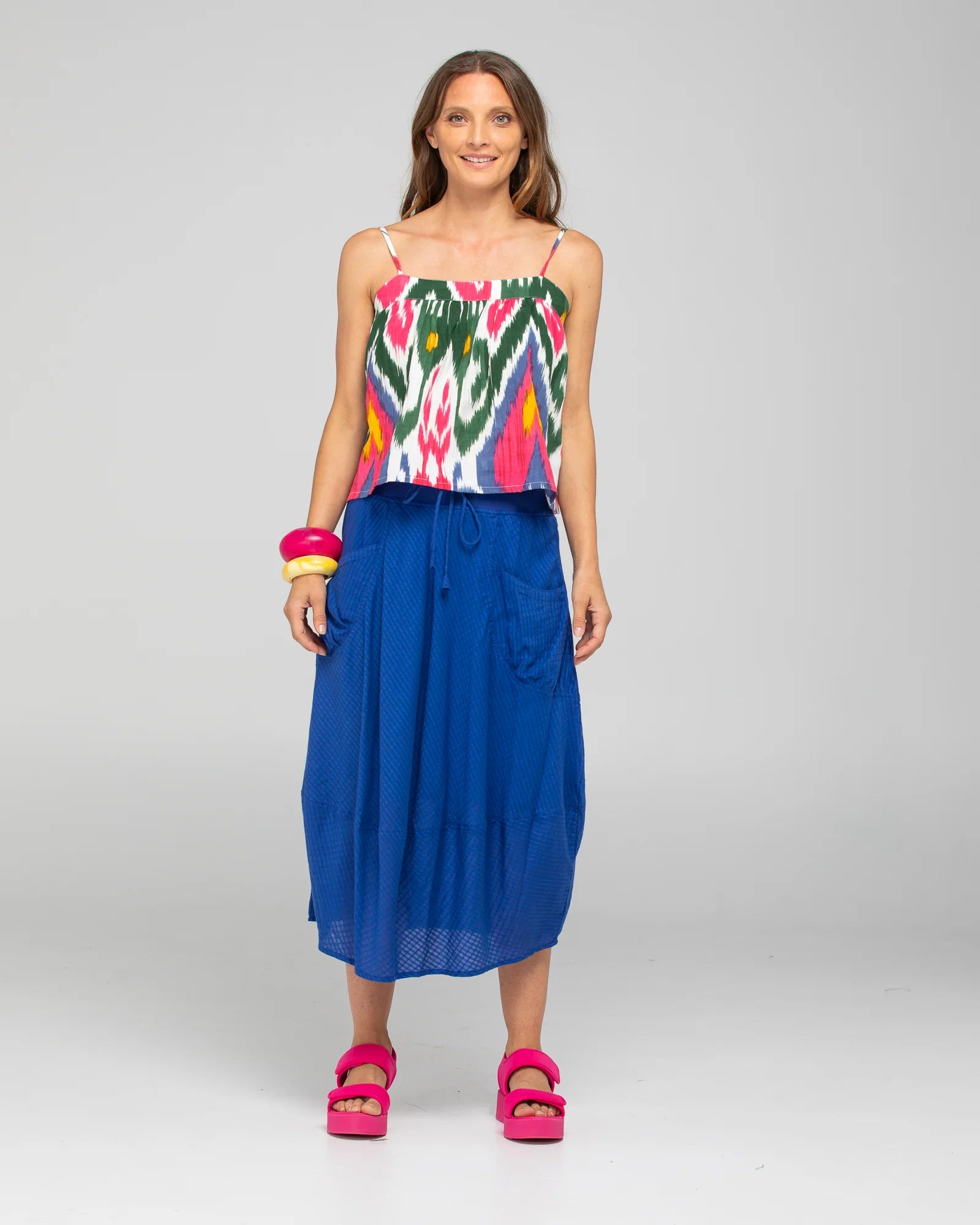 Boom Shankar Guru Skirt - Blu