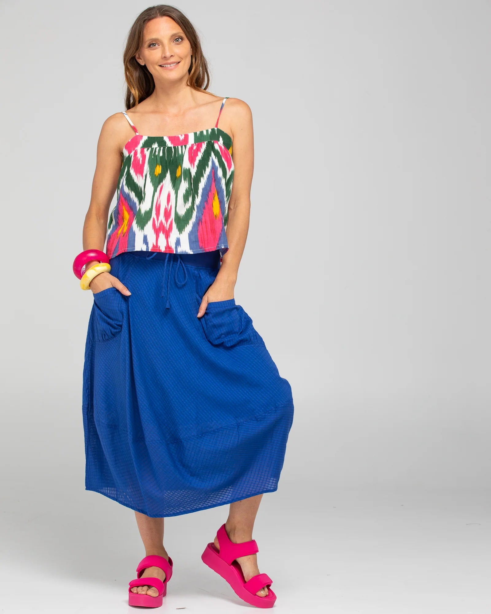 Boom Shankar Guru Skirt - Blu